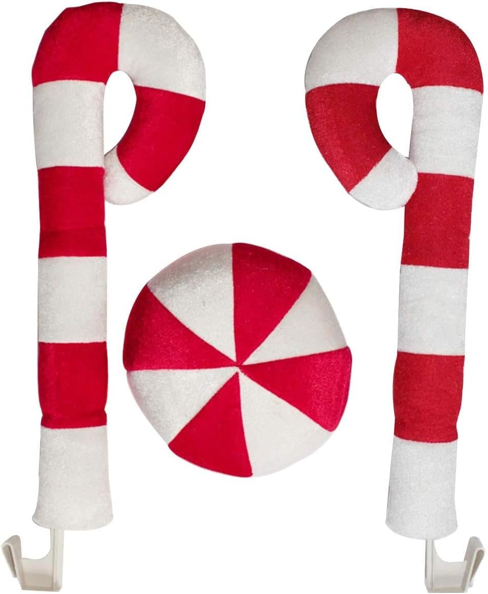 Car Antlers with Nose Christmas Candy Decor Sturdy Fabric Quick Install Festive Car Decorations