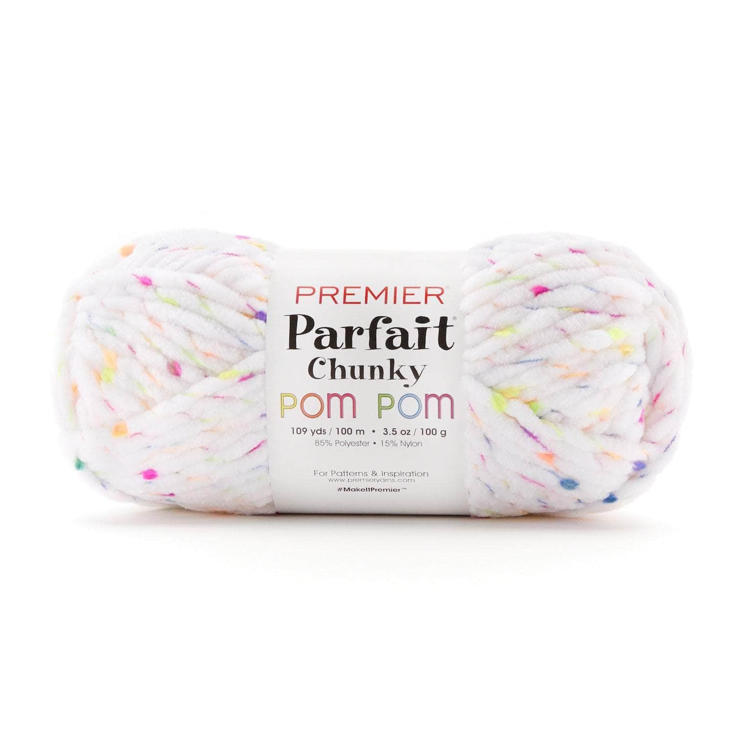 Premier Parfait Chunky Pom Pom Yarn-Let's Glow