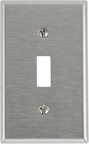 Leviton 84001 Plaque murale pour interrupteur à bascule, taille standard, suppor