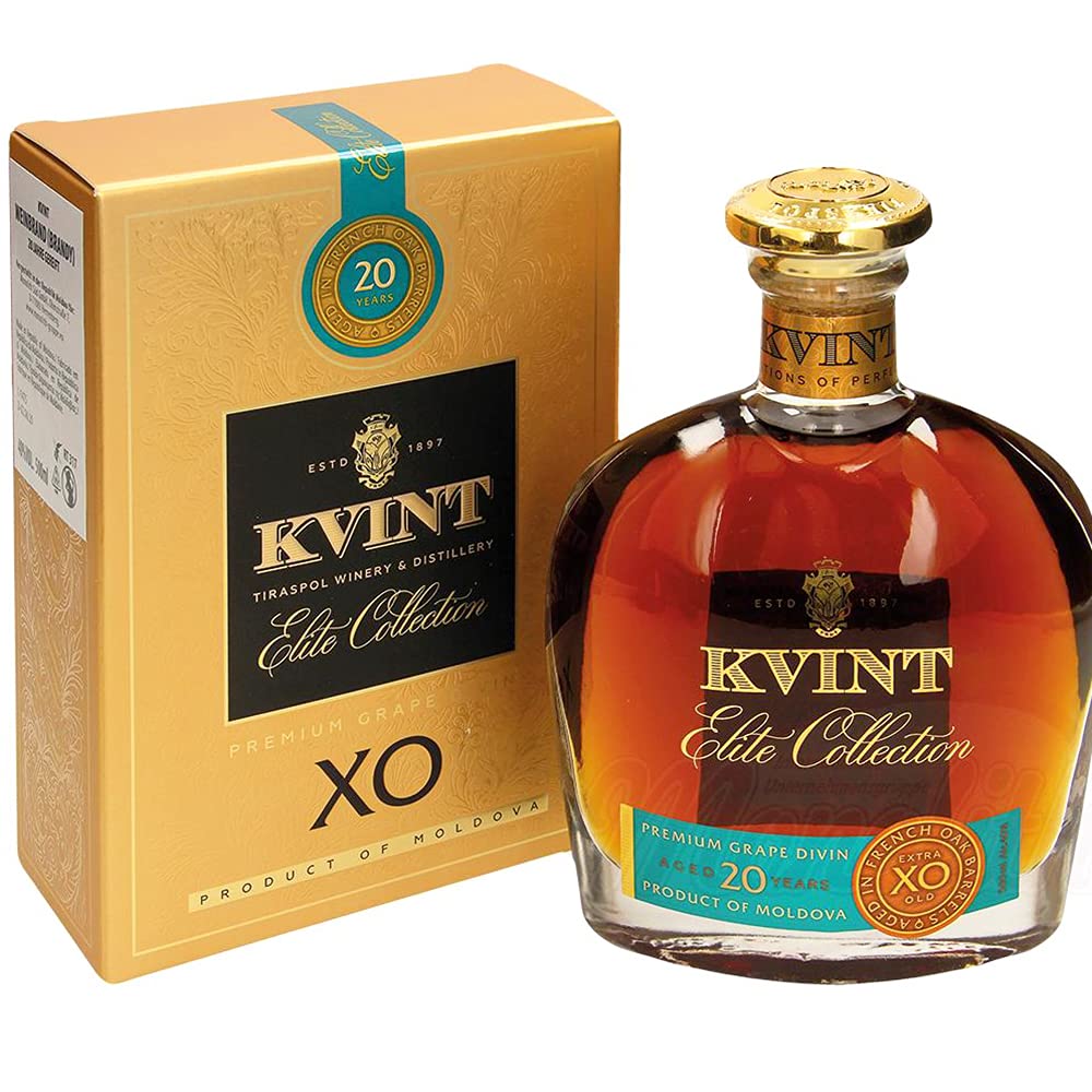 Kvint Weinbrand XO 20 Jahre Reifezeit 0,5L moldawischer Brandy
