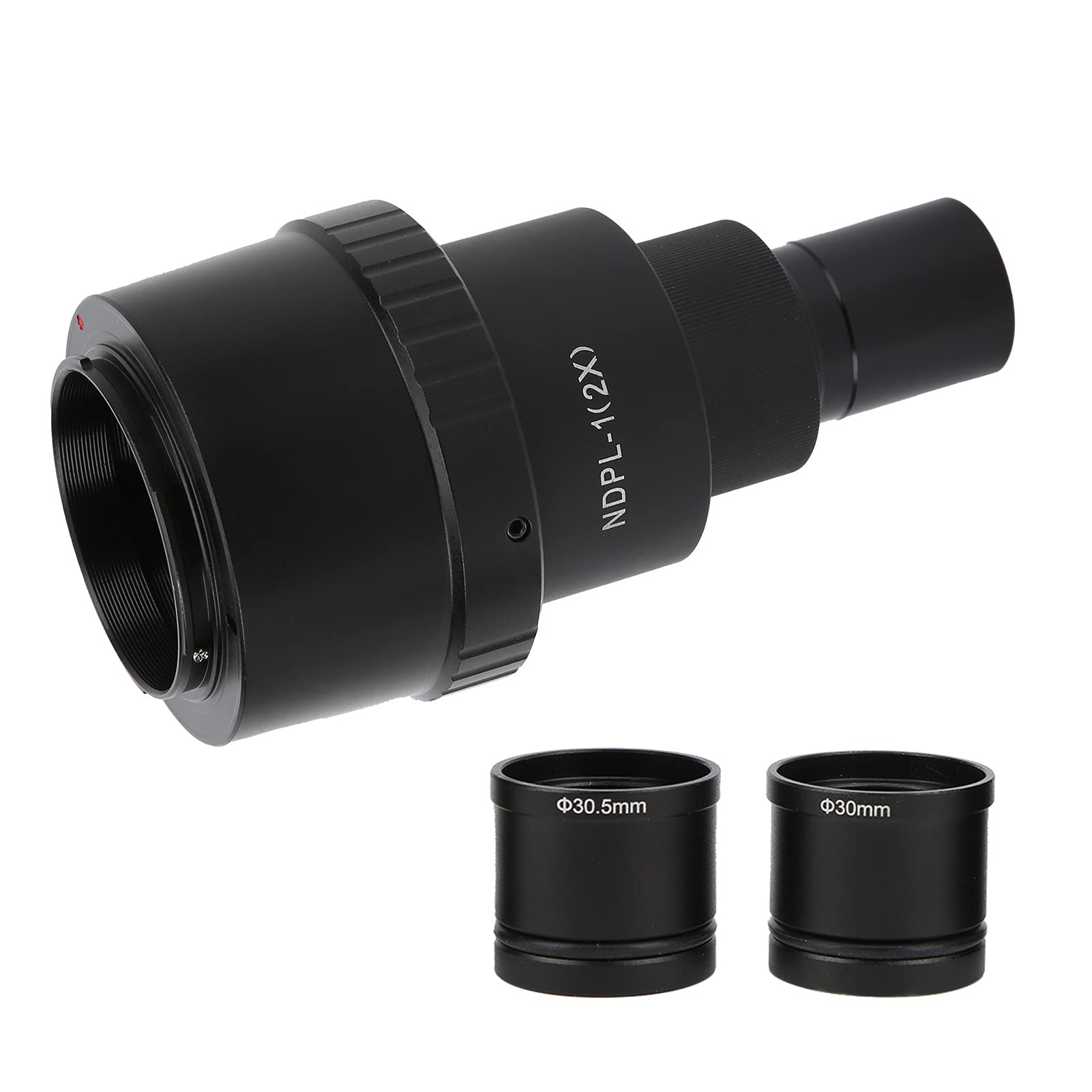 microscope lens interface kit, microscope lens adapter high‑accuracy for biological/stereo microscope for mirrorless camera