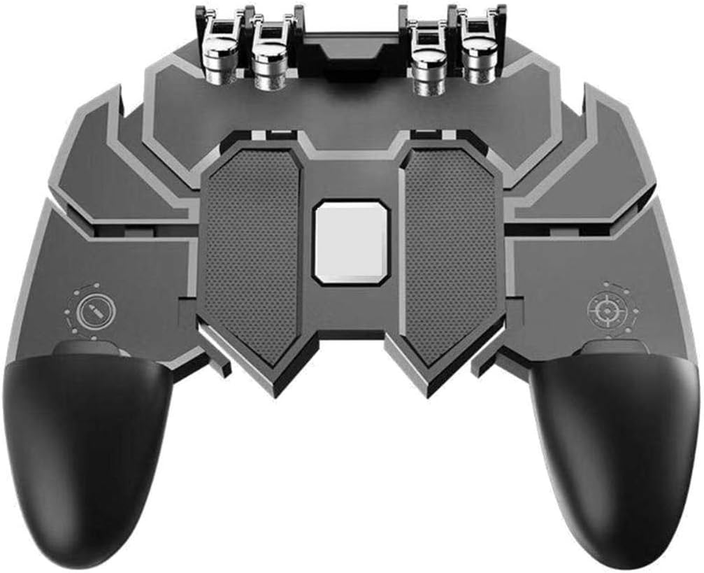 BKN Ak-66 Mobile Gaming Controller Gamepad Metal Alloy Triggers Fits Sensitive Shoot Supports For All Android And Ios Phones & Pubg, Fortnite, Knives Out, Cod, Free Fire, Krafton Etc.