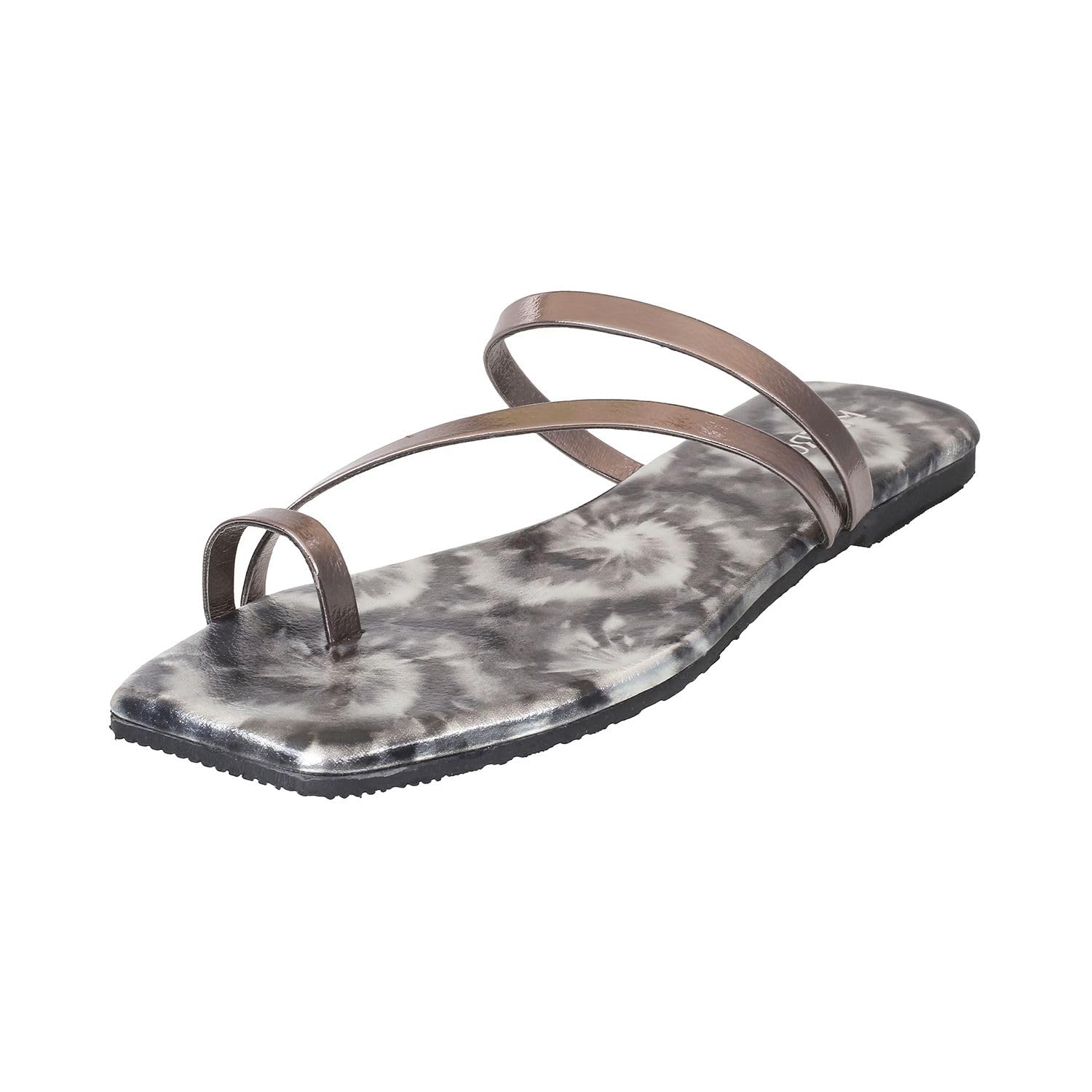 Metro Women Gun Metal Flat Fashion Chappal UK/4 EU/37 (32-522) (B0C8TLGZ11) Amazon Price History, Amazon Price Tracker