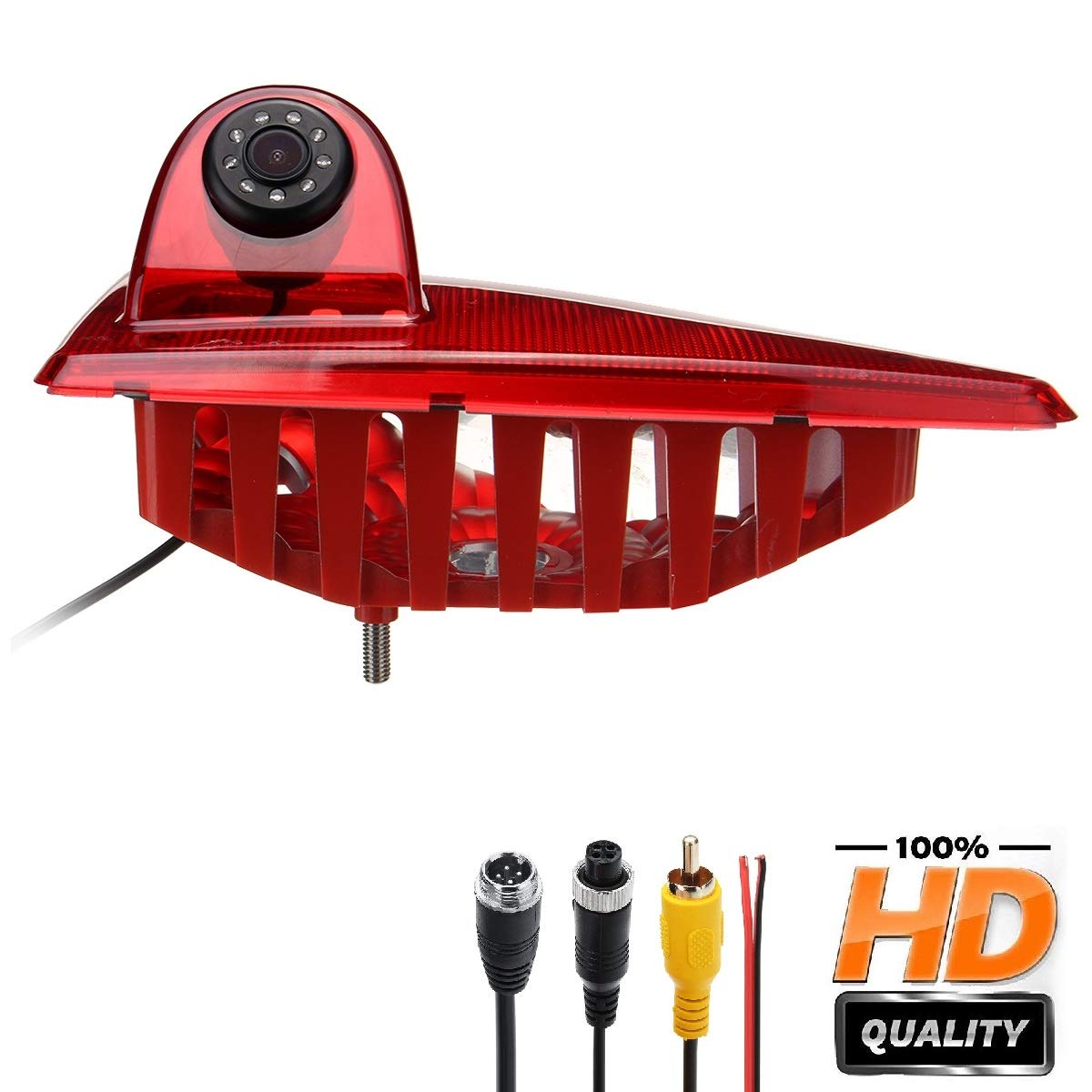 Caméra de recul HD 720p avec écran LCD 5,0", 3ème feu de freinage pour Transporter NV400 Maste MK3 Opel Movano B 2010-2019