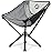 CLIQ ClassiQ 2.0 Camping Chair - Compact & Portable Folding Chair for Outdoors - Reinforced 400 lb Capacity - Quick-Setup Travel Chair for Camping, Beach, Tailgating & Hiking - Grey