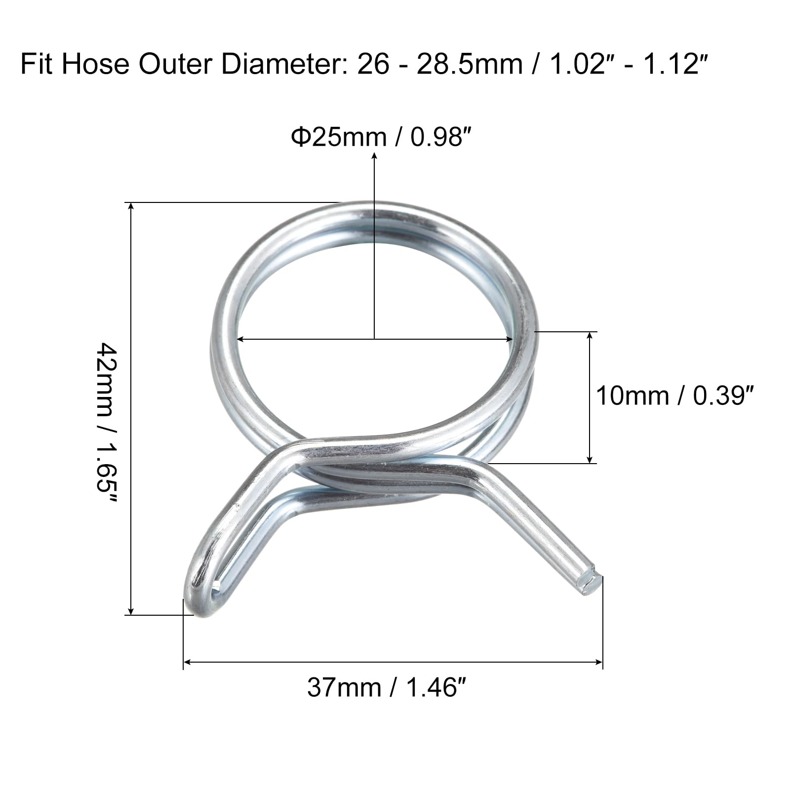 Collier De Serrage Pour Piscine Sourcing Map 2pcs Collier De Serrage Tuyau Pince Clip Serre Joint 8,4 Pouces à 9,3 Pouces Acier Inoxydable 201 Pince Collier