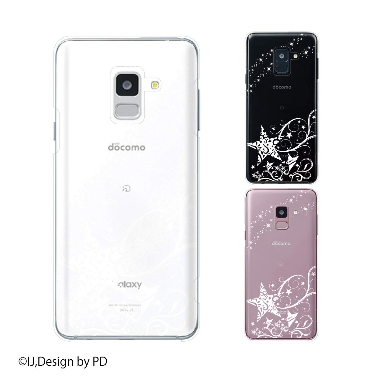 Amazon.co.jp: docomo Galaxy Feel2 SC-02L カバー ケース 夜空 流れ星
