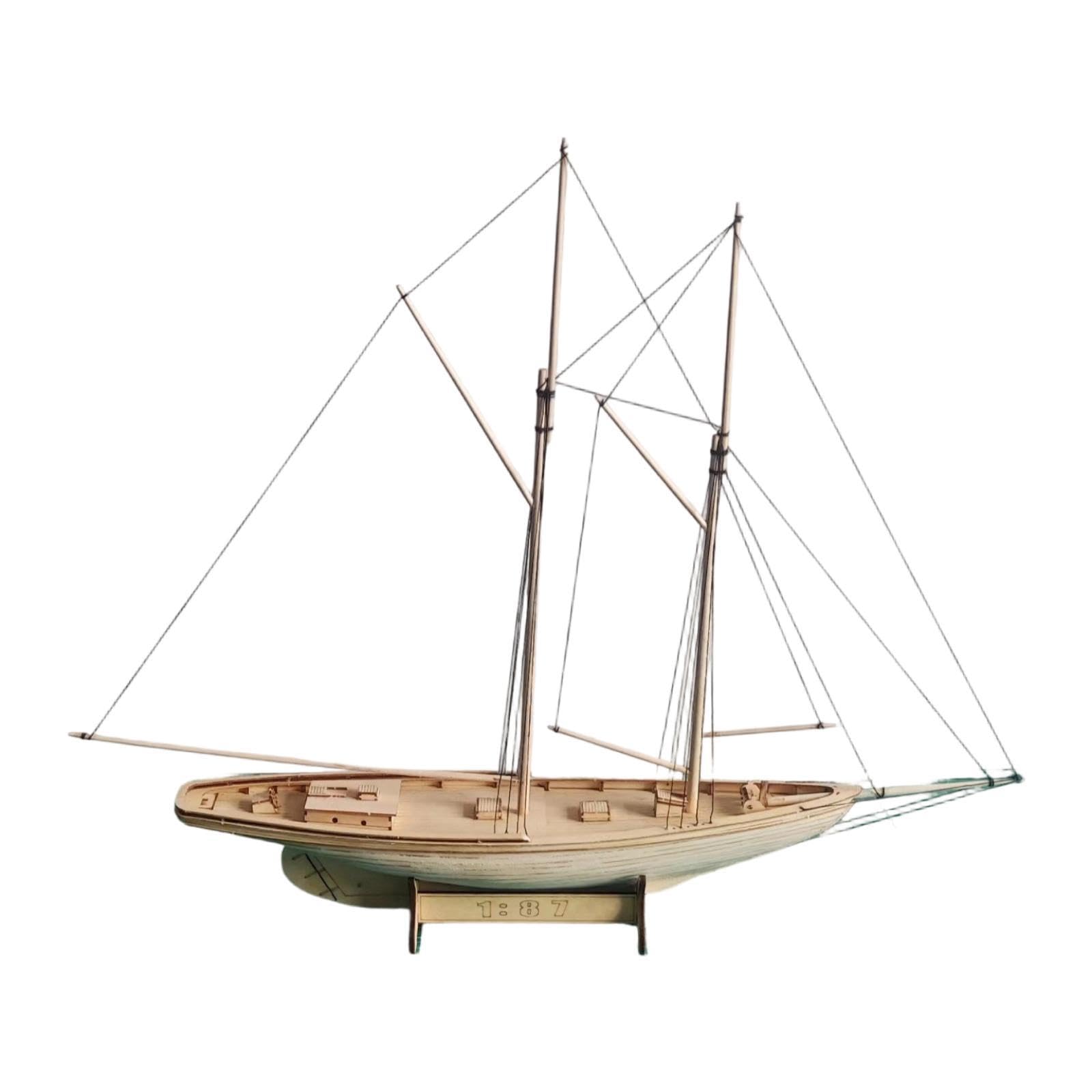 Gralara Modellino di Nave Fai da Te, Hobby, Artigianato, 1:87, Decorazione, Collezione, didattica, Mostra, Artigianato, Barca a Vela, assemblaggio,