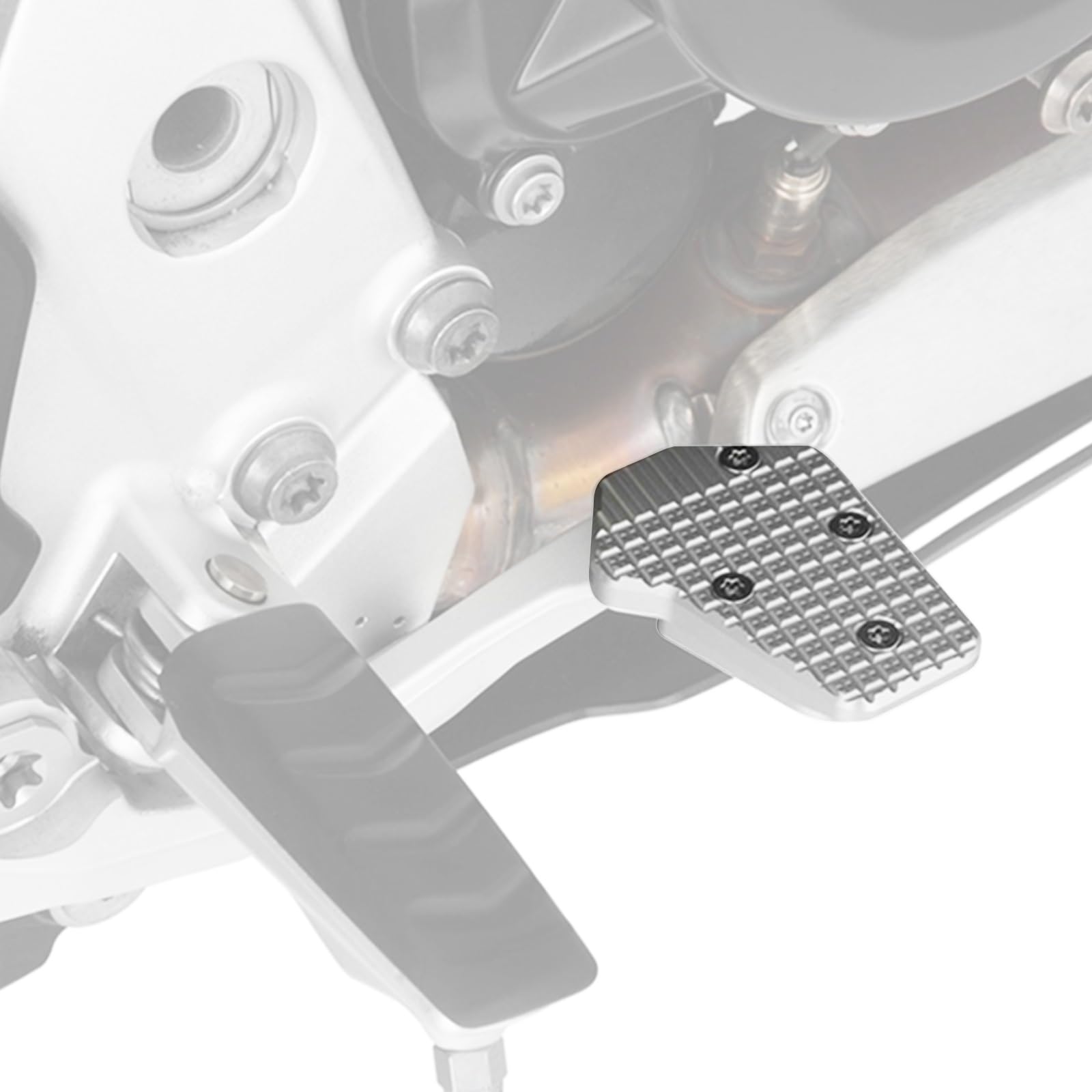 Reposapiés Para Moto Para BMW F900 XR F900 R 900XR F900XR F900R 2020 2021, Frenos Traseros Para Motocicleta, Pedales, Palancas, Extensión De Placa Escalonada Reposapies Moto (Color : Negro