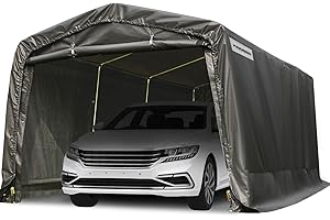 KING BIRD 10x17 Carport Canopy: Heavy-Duty and Spacious Vehicle Shelter
