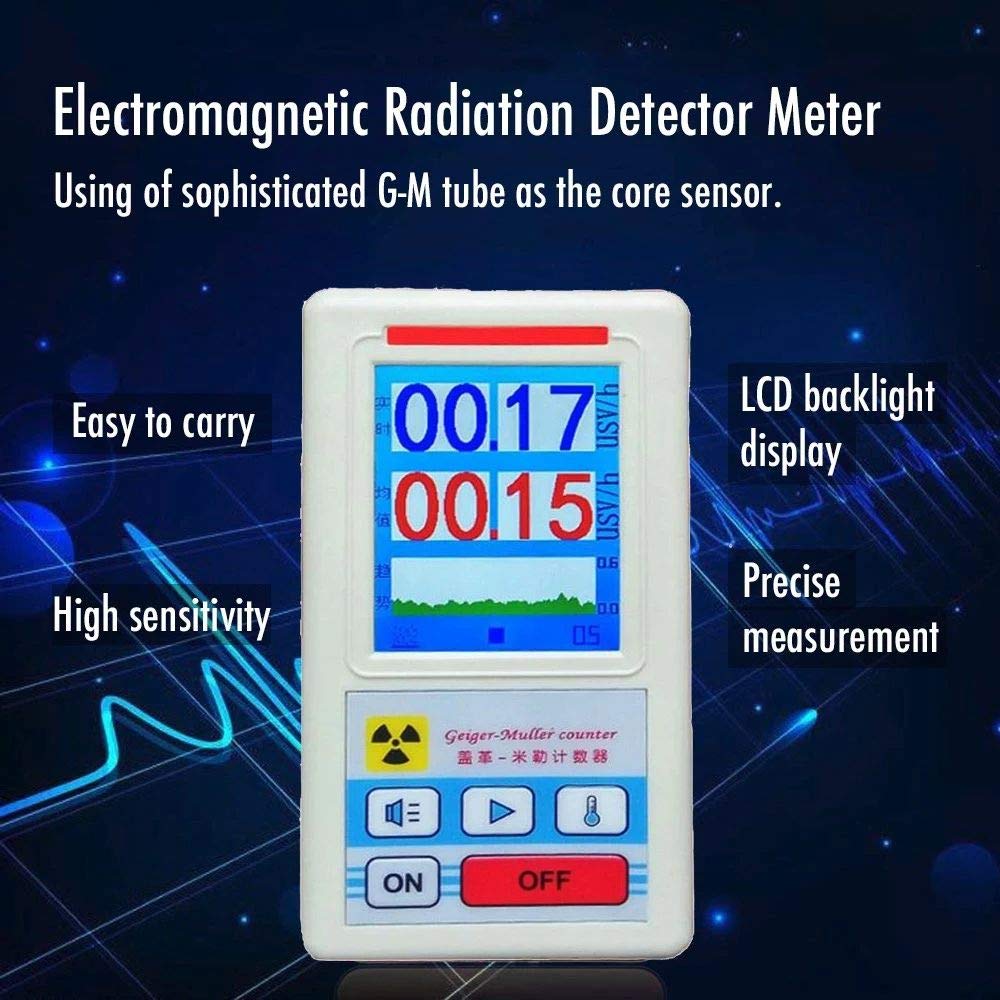 Display Screen Geiger Zähler Nuclear Strahlung Detector Personal Dosimeter Marmor Detektor Beta Gamma Röntgen-Tester
