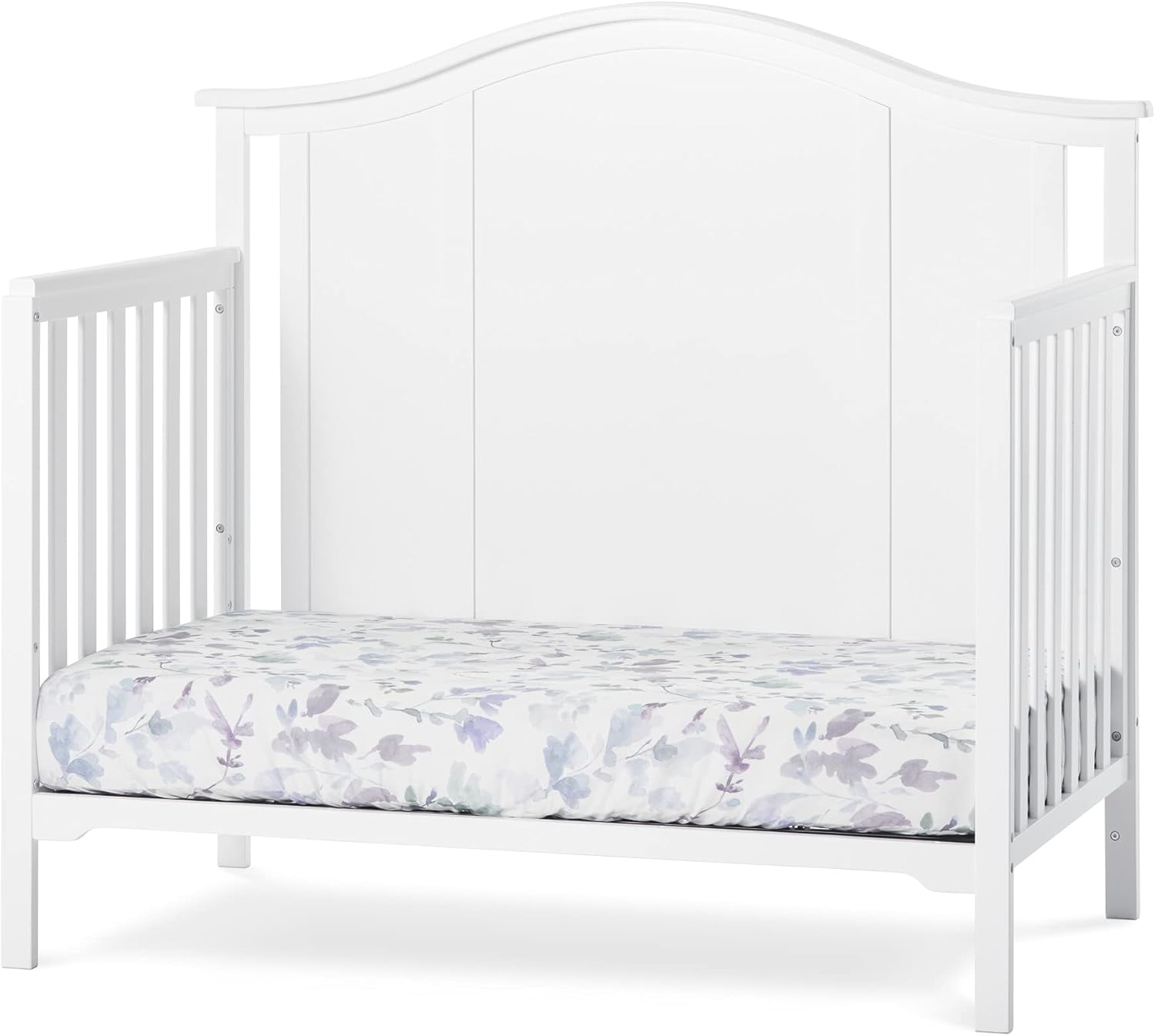 Forever Eclectic Cottage Arch Top 3-Piece Nursery Set with 4-in-1 Convertible Crib, 3-Drawer Dresser, and Changing Table Topper by Child Craft (Matte White) : Baby