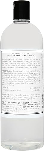 Miniatura 2 de The Laundress - Detergente líquido para ropa para bebé, sin fragancia, concentrado, 62 cargas, 32 onzas, libre y transparente, libre de fragancias,