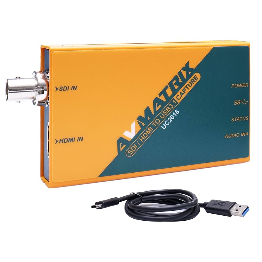 Amazon.com: AVMatrix UC2018 Game SDI/HDMI to USB3.1 Gen1