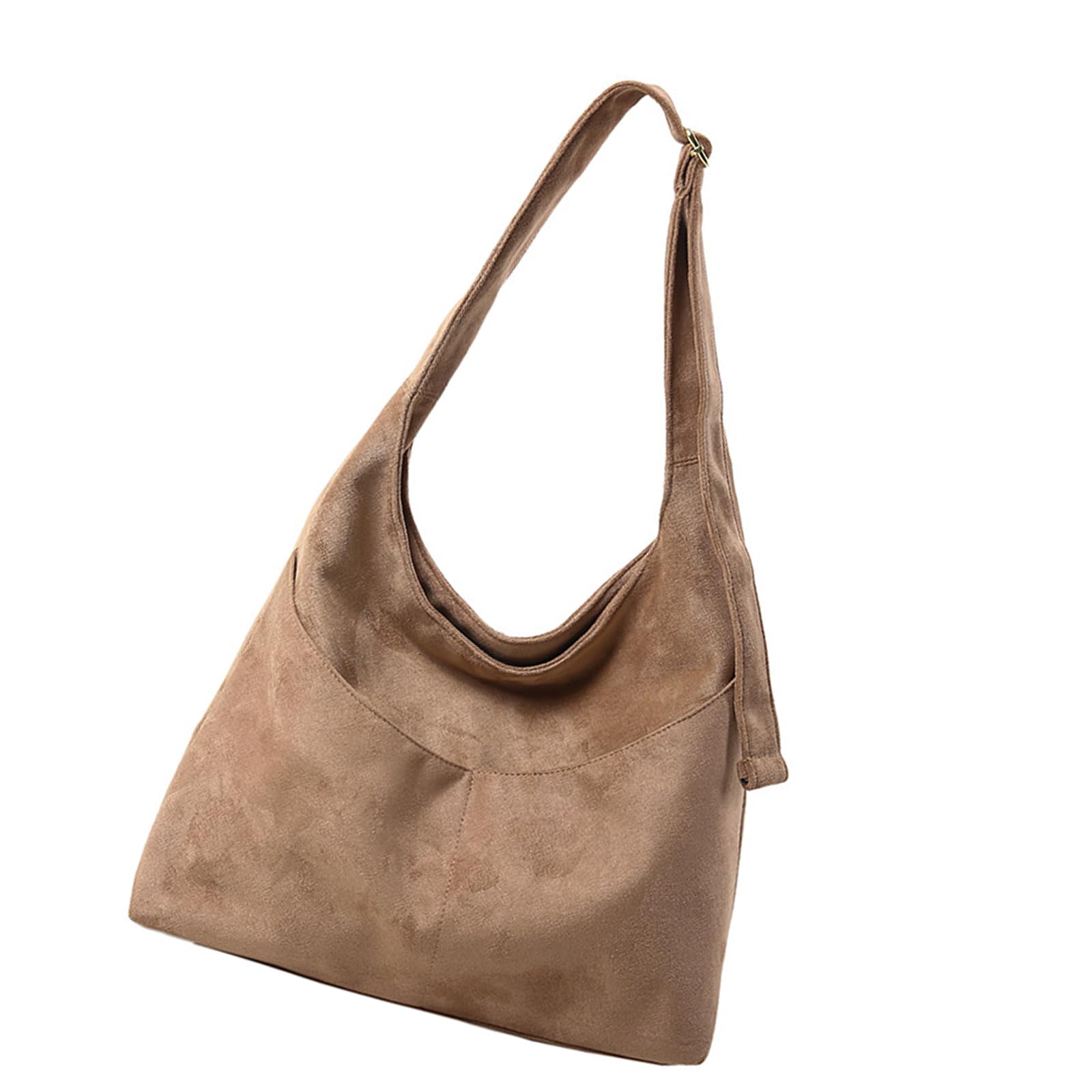 Sac en daim de qualité supérieure, l'élégance texturée d'un grand cabas à bandoulière chic - 6
