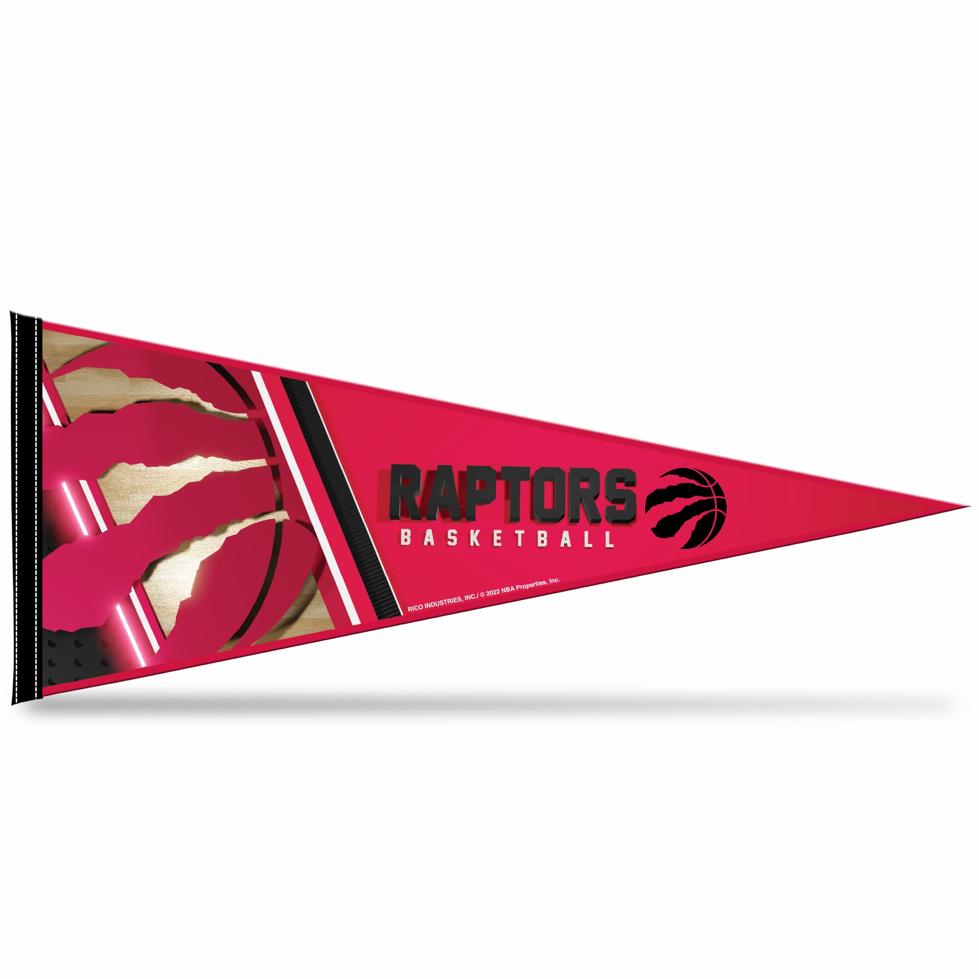 Rico Industries NBA Basketball 12" x 30" Felt Wall Décor Pennant - Great for Home/Bed Room/Man Cave Décor