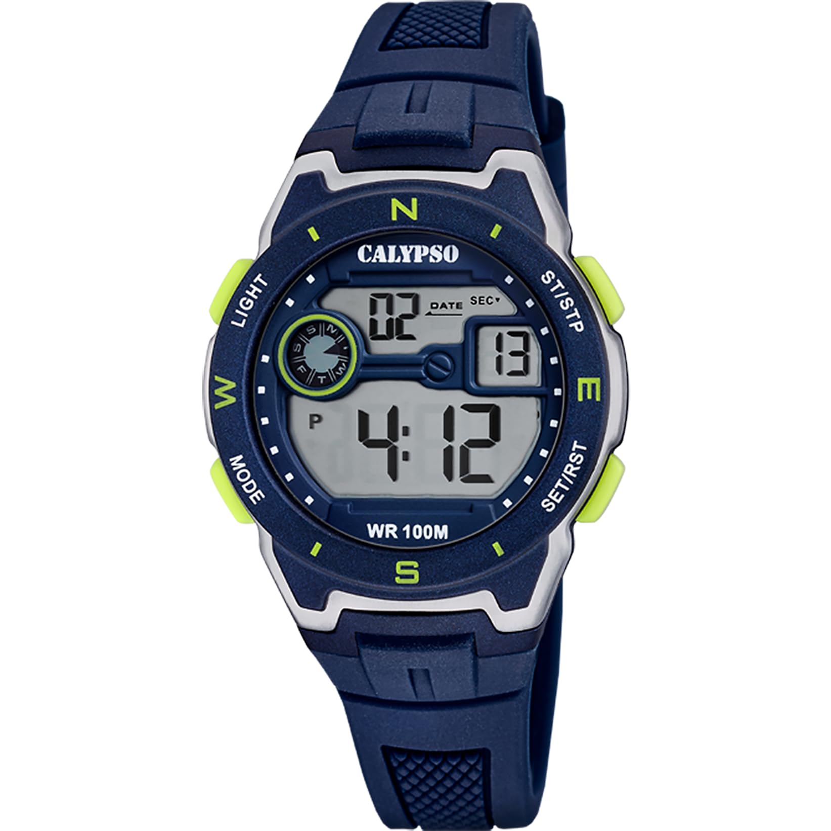 Calypso Mens Digital Crush Navy Blue Watch K5853/3