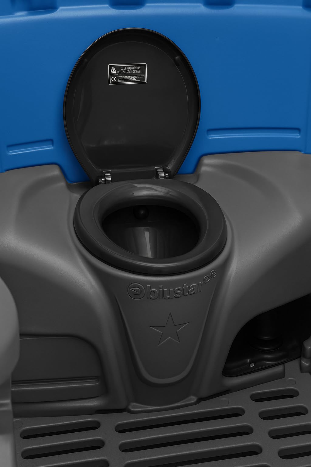 Bagno Chimico Portatile senza Lavamano da Cantiere in Plastica PVC, Made in Italy - WC Mobile Resistente per Cantieri, Giardini, Eventi e Uso Privato - Bagno da Esterno Facile da Installare