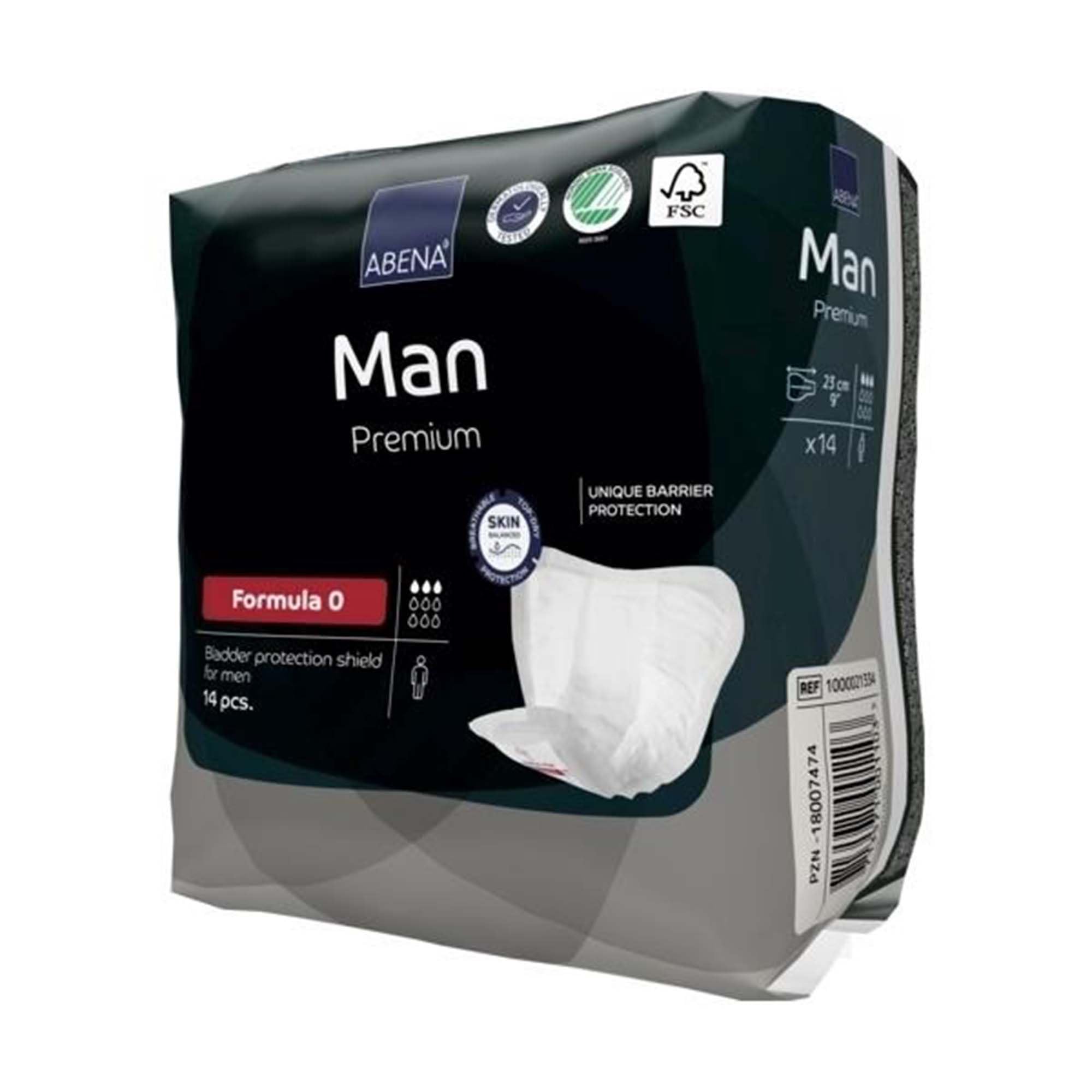 Abena Man Formula 0, Premium - Inkontinenz-Einlagen für Männer bei Blasenschwäche und Harndrang