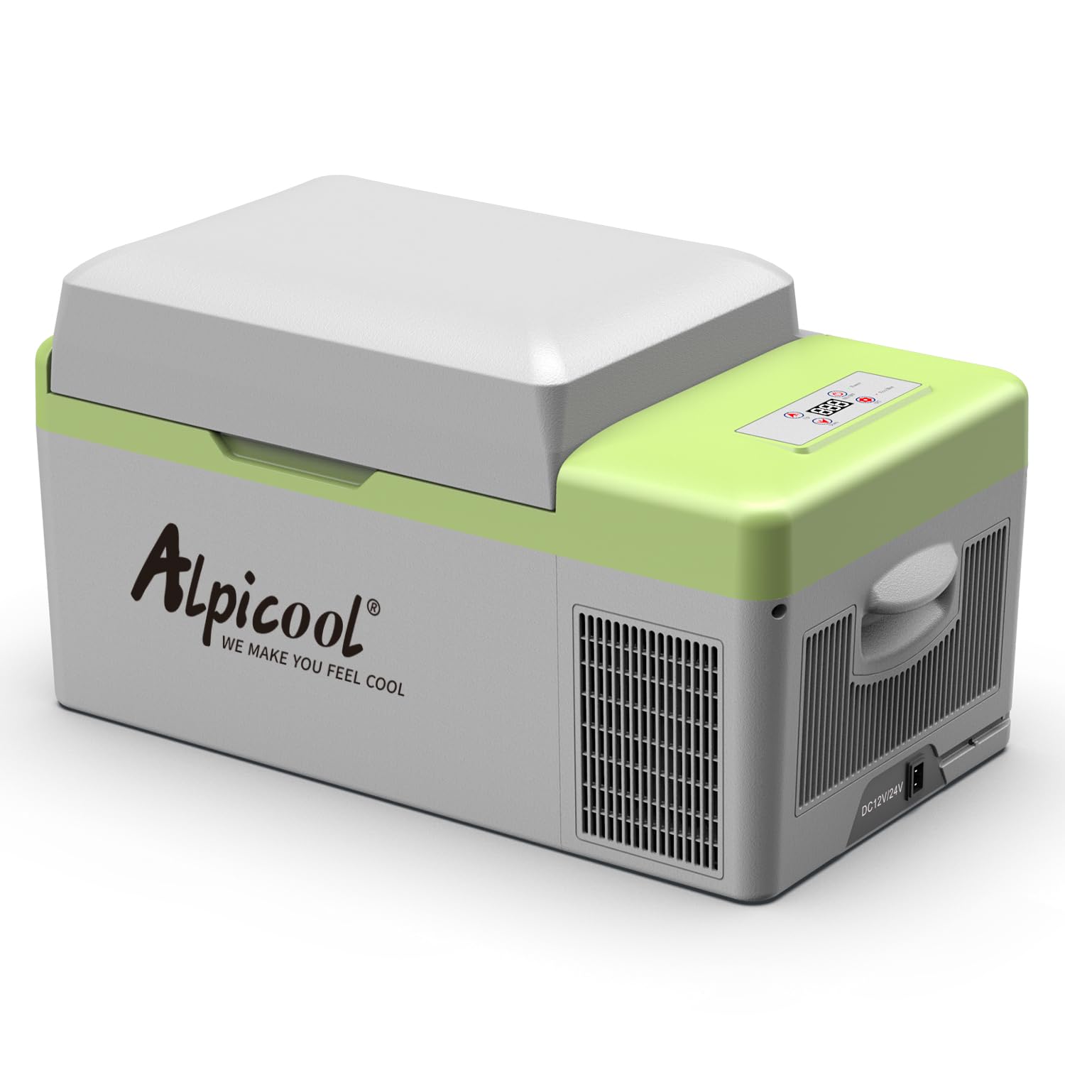 Alpicool Y20T 20 Litri Frigoriferi per Auto, Mini Frigo Portatile, Elettrico Auto Frigorifero Congelatore 12/24V DC per Viaggio -20 ℃ a 20℃