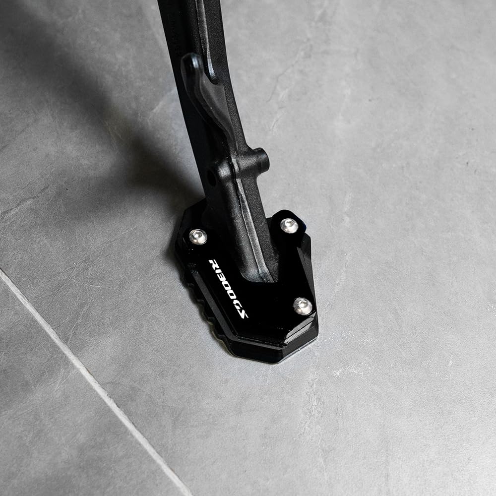 piastra per cavalletto laterale per moto per BMW R1300GS GS1300 R 1300 GS Adventure ADV Opzione 719 2023 2024 2025 r 1300 gs accessori piastra per supporto del cavalletto (Nero)