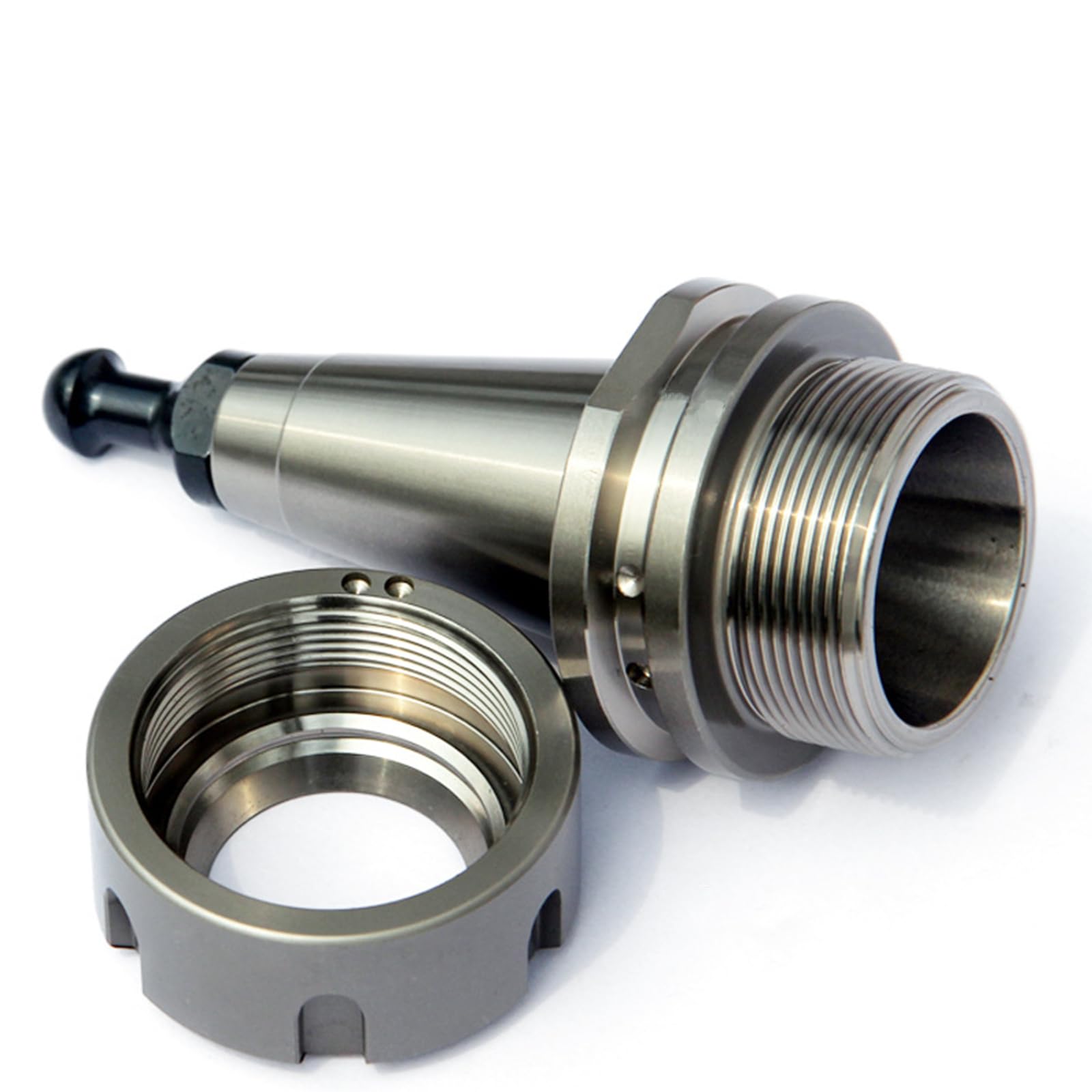 ISO30 ER32-50L Mandrino pinza di bilanciamento G2.5 30000RPM CNC in acciaio inox portautensili con perno di trazione Tornio adatto per macchina per incisione CNC e tornio di fresatura