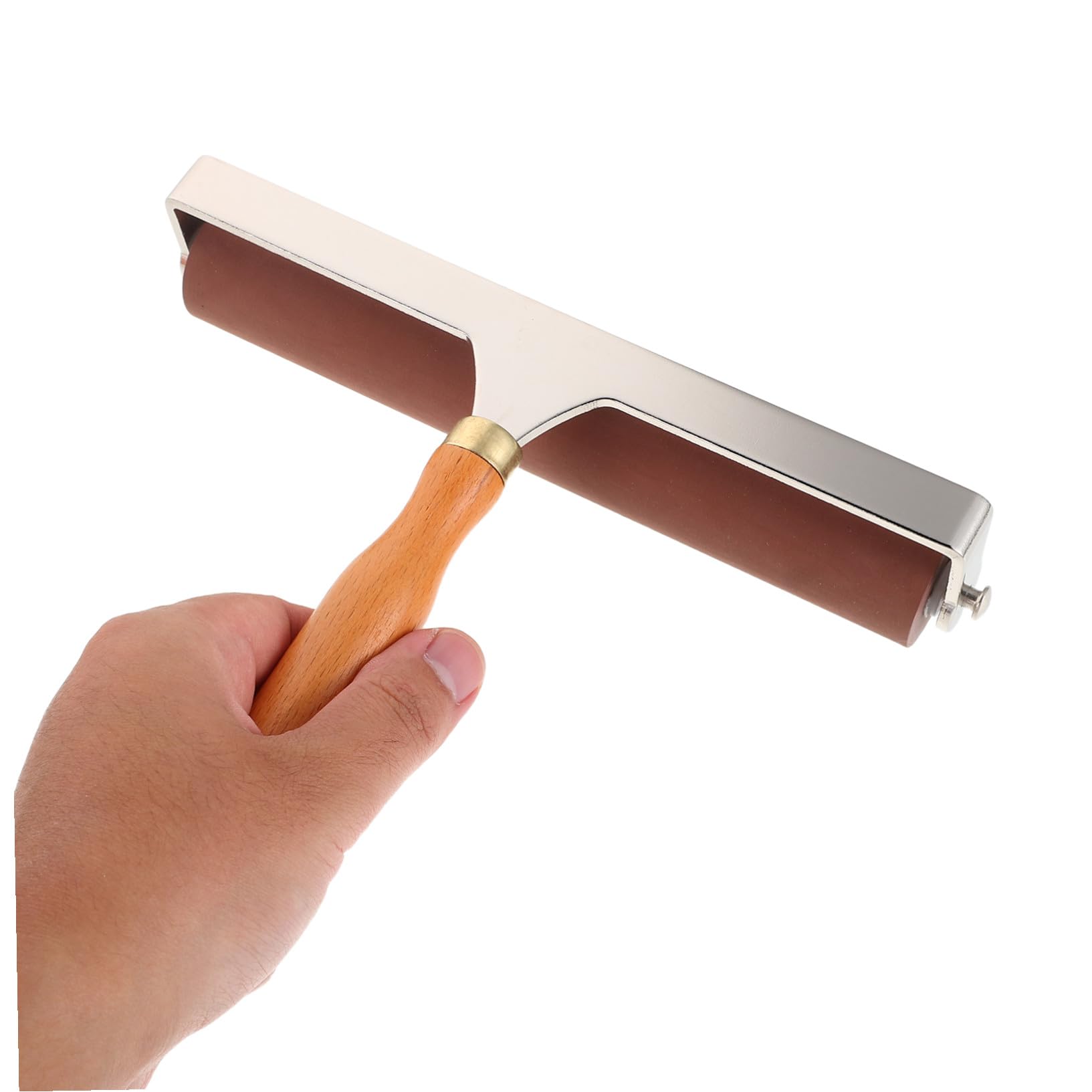 Homoyoyo Rodillo de Goma para Impresión Rodillo de Tinta para Artesanía Aplicación Uniforme para Grabado Artístico Manualidades Estampado y Decoración Papel Tela y Vinilo