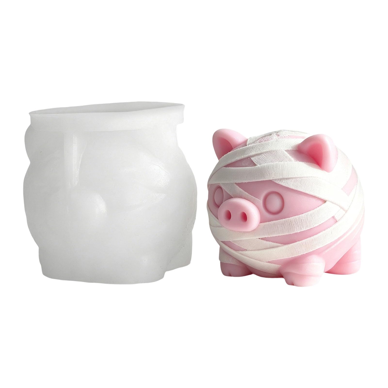 Whoasyst Detailed Pumpkin Craft of Flexible Food Grade Silicone Materials Halloween Making Set