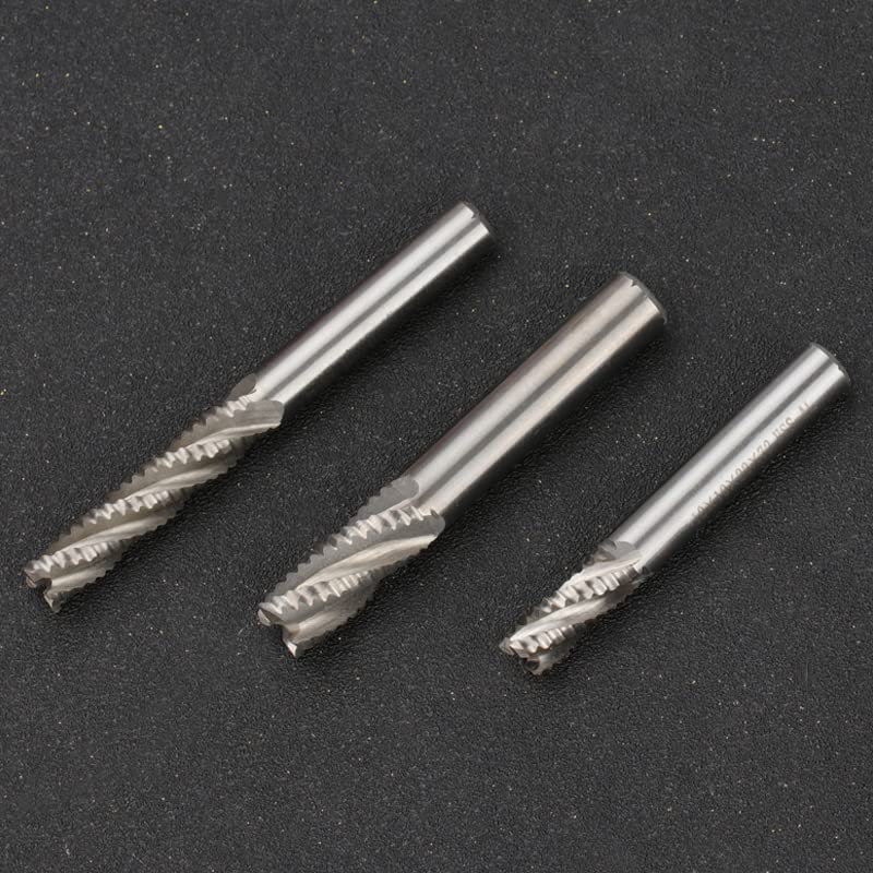 Fresa de desbaste, fresa HSS, 4 flautas, 5-20mm, CNC, máquina herramienta, enrutador, herramienta de fresado de Metal, cortador HSS(20xD20x75x141)