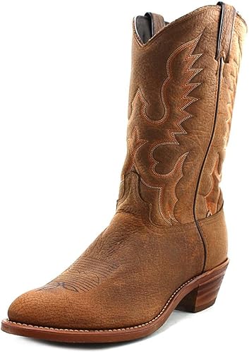 Bison leather cowboy boots Clearance