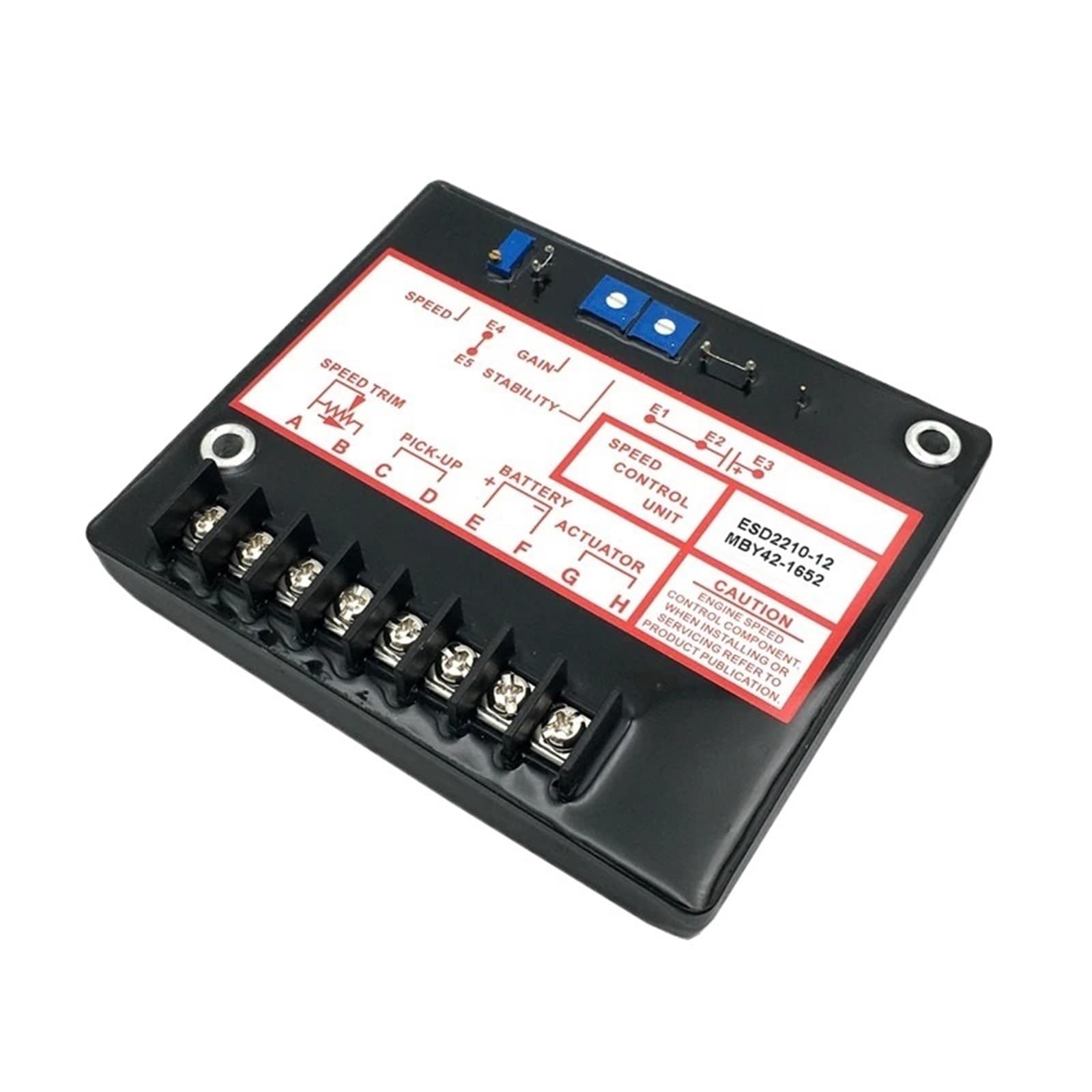 Jdilfunu Esd2210-24V Esd2210 Engine Electronic Governor Speed Control Unit Generator Set Accessories 12V 24V 1Pcs(Esd2210-24V)
