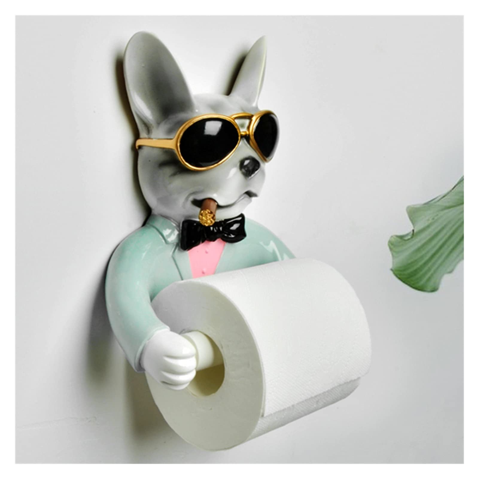 Qsctyg 5 Toilet Roll Holder Tray Toilet Paper Holder Hygiene Resin Free Punch Hand Tissue Box Household Paper Towel Holder Reel Spool Device 26 (Color : )