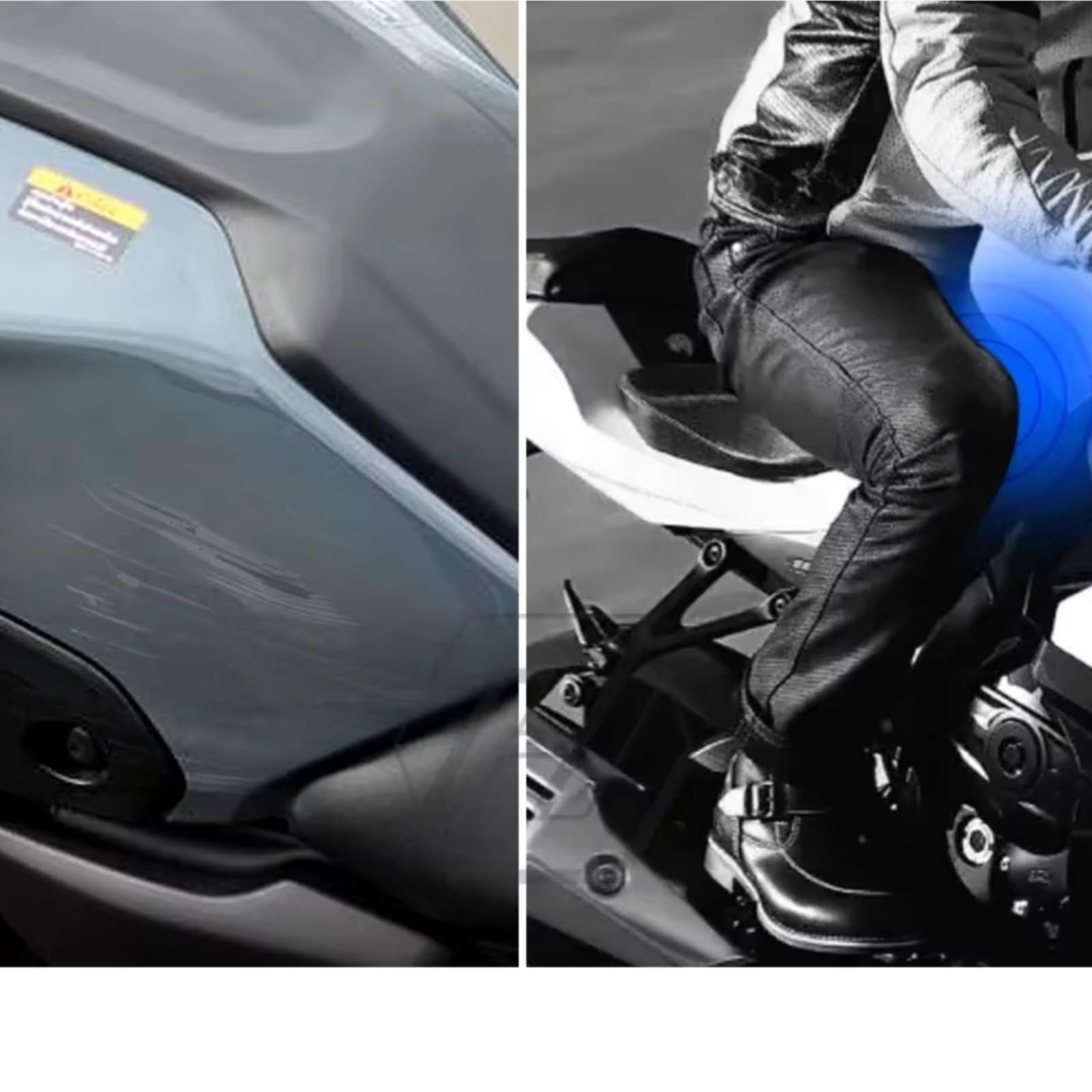 Compatibile Con MV Agusta Per Dragster Per 800 Per 800 RR Per SCS 2020 Moto Carbon Look Tappo Carburante Protector Pad Adesivo Antiscivolo Serbatoio(Black)