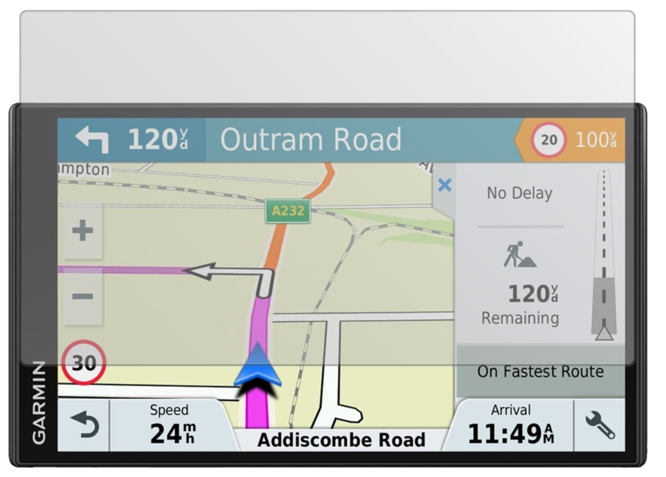 dipos I 3X Pellicola Protettiva Compatibile con Garmin Drive