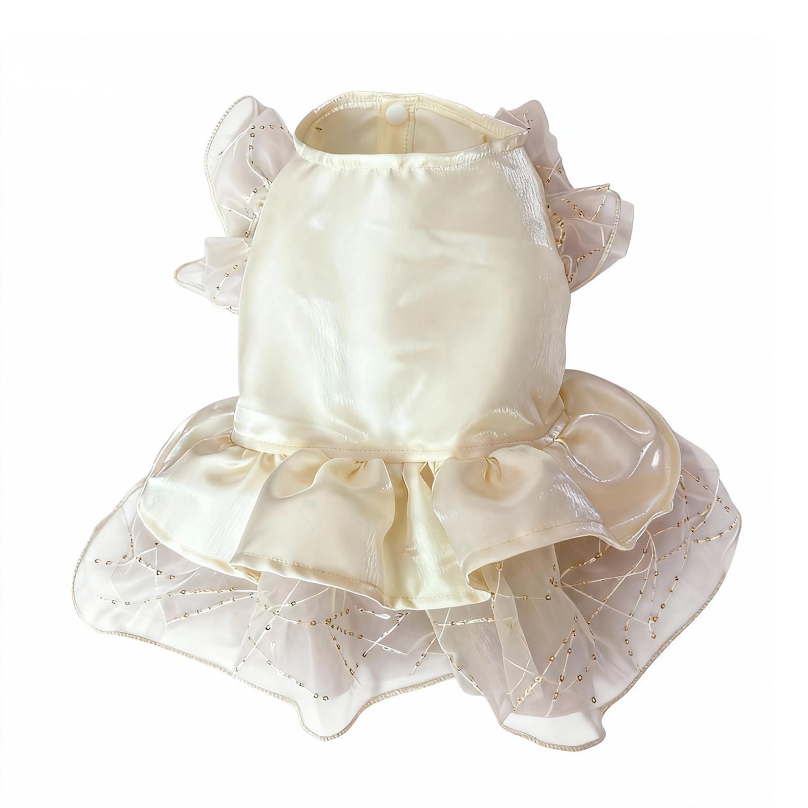 Muiltvoe Pet Wedding Dress Clothing for Dogs Boy Girl Spring Skirt Pullover Costume Princess Apparel Cats Dress Polyester