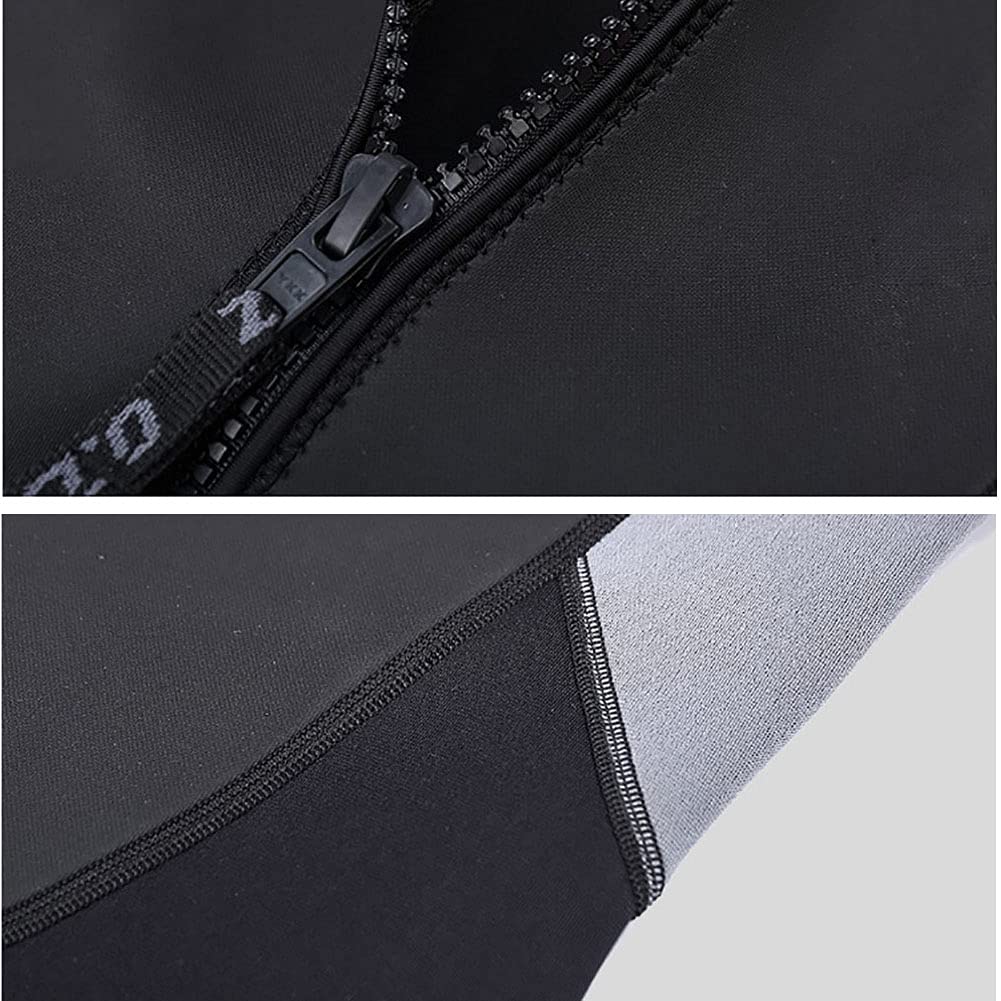 3mm Neopren-Shorty Surf-Neoprenanzüge für Männer, einteiliger Zip-Tauchanzug für Tauchen Schwimmen