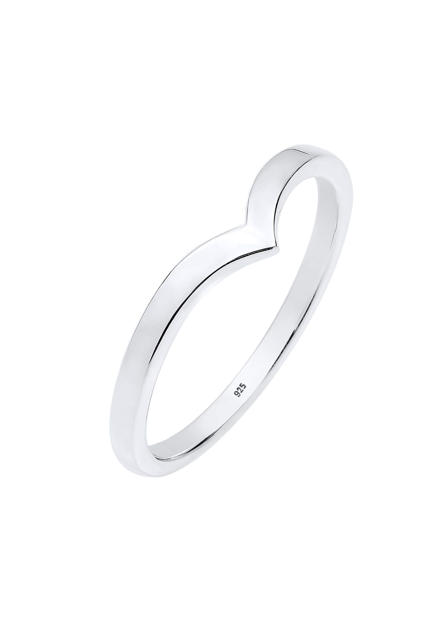 Elli Ring Damen V-Form Stacking Trend in 925 Sterling Silber