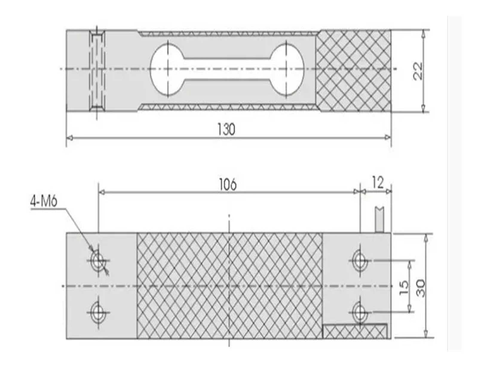 CZL601-3KG Sensor de pesaje digital electrónico y CZLG601 Báscula con sensor peso celda carga 5 kg, 6, 10, 20, 30 60 para dispositivos de pesaje(6kg)
