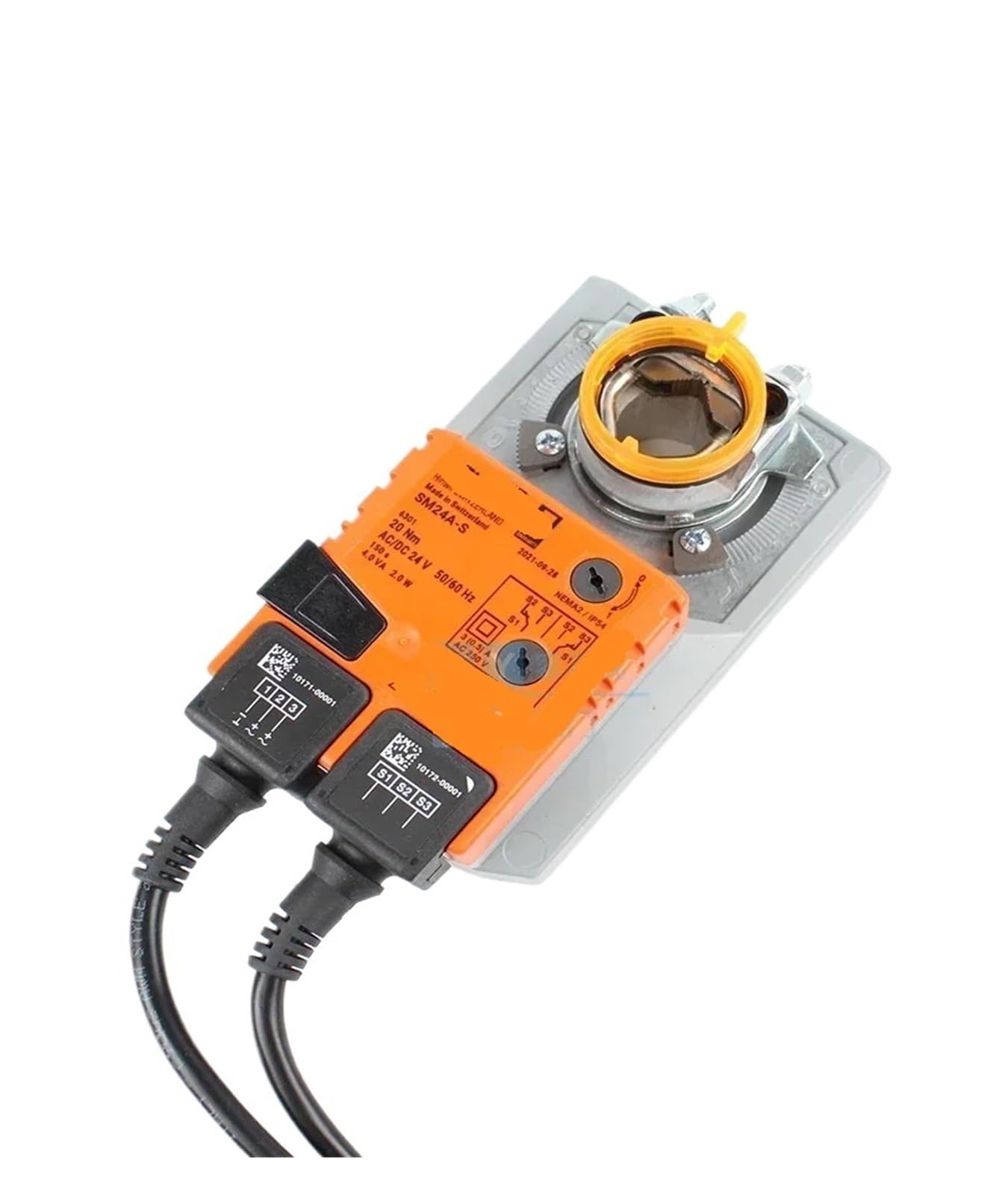 Wuuxlizmx Sm24ax-Sr Dampers Actuators Electric Air Valve Actuator Sm24a-S Sm24a-Sr Central Air Conditioning Damper Proportional Integral Adjustment(Sm24ax-Sr)