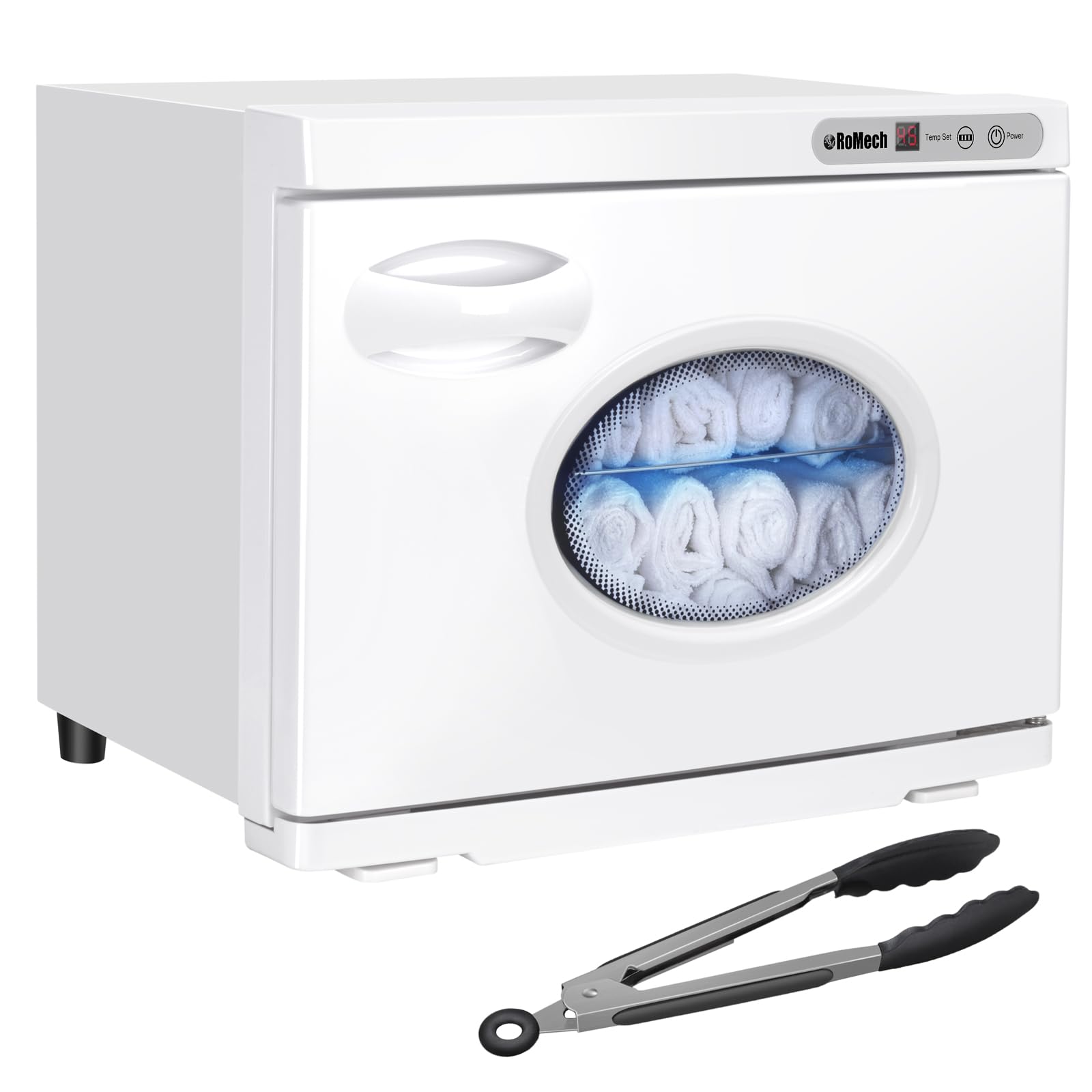 ROMECH 23L Hot Towel Warmer Cabinet, Professional Towel Heater with LED Temperature Display Setting, Extra Large Capacity Towel Warmers for Spa Massage Salon Home