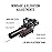 PINTY Rifle Scope Combo, Rangefinder Riflescope with Red Dot Sight & Laser, Illuminated Gun Scope with Adjustable Red & Green Reticle for Hunting Shooting Airsoft