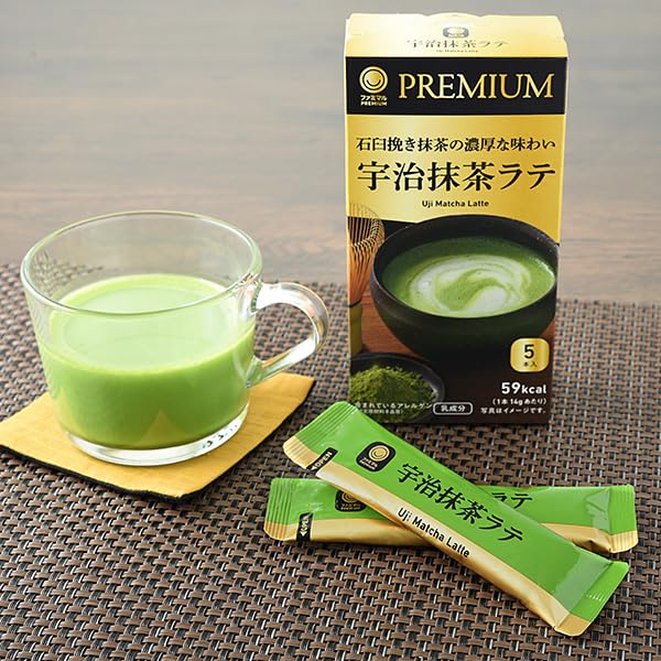 Amazon.co.jp: ファミマルプレミアム 石臼挽き抹茶の濃厚な味わい 宇治