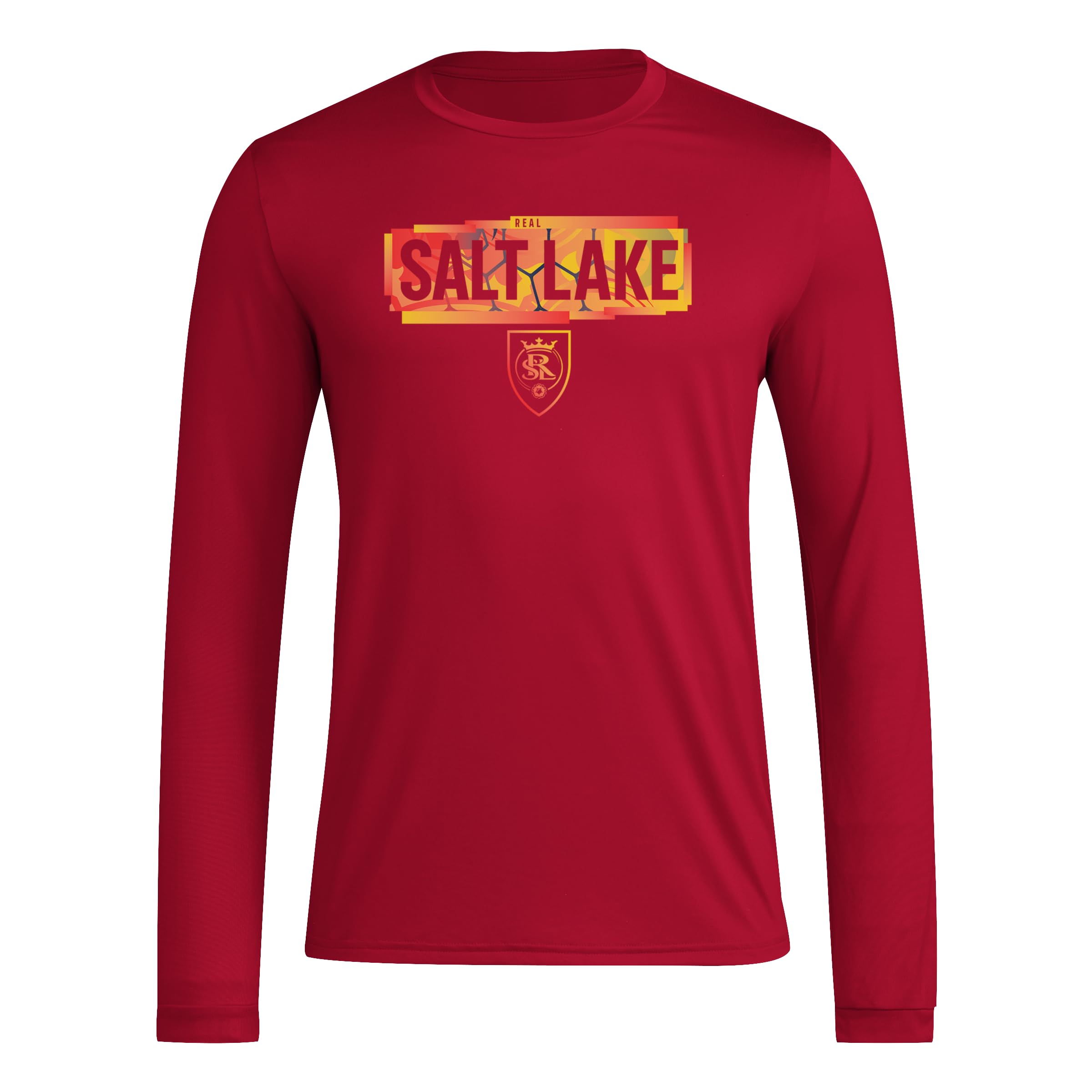 adidas Men's Real Salt Lake Long Sleeve Pre-Game T-Shirt