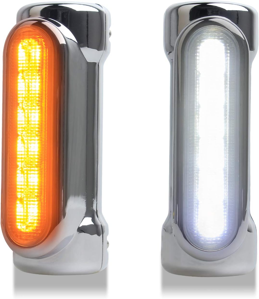 NTHREEAUTO LED Highway Bar Lights Crash Bars Turn Signals