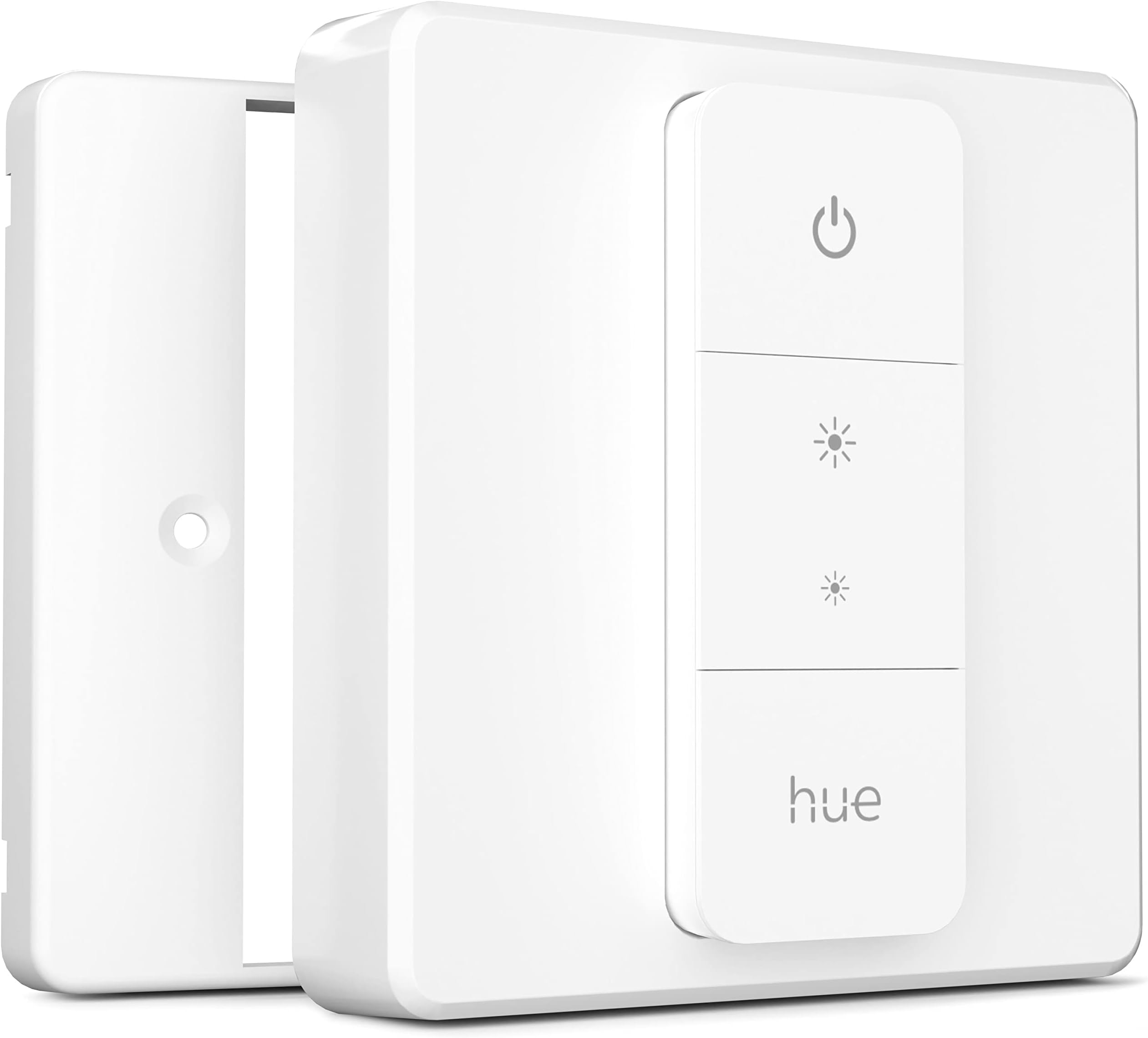 Classic Switch Cover for Philips Hue Dimmer V2, Compatible with Hue Switch Cover, Remote Light Switch Plate Adapter, 1-Gang (1-Pack)