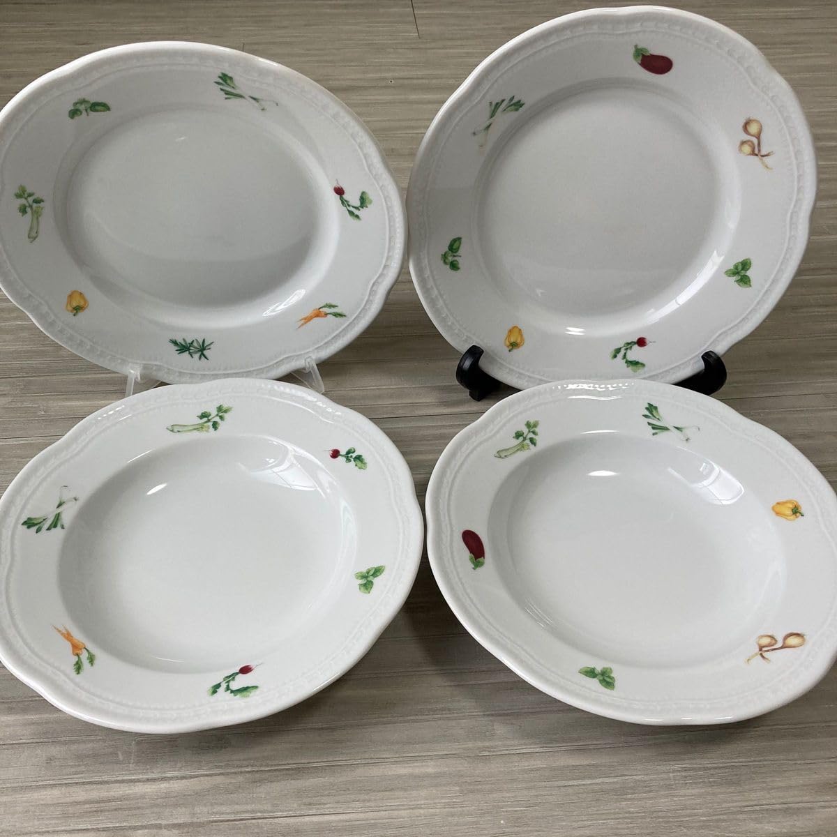 A2)リチャードジノリ ボンジョルノ ベジタブル 9点セット／プレート他