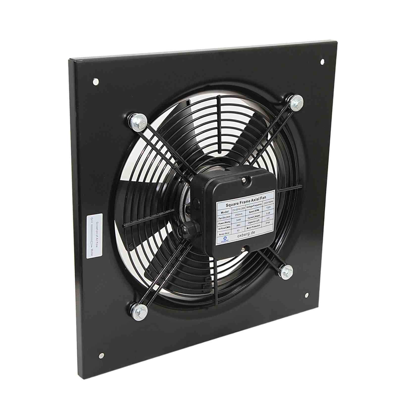 OXBERG Industrial Ventilation Metal Fan Axial Commercial Air Extractor Exhaust 400mm