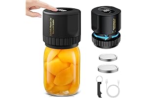 Electric Mason Jar Vacuum Sealer: Preserve Freshness, Extend Food Longevity