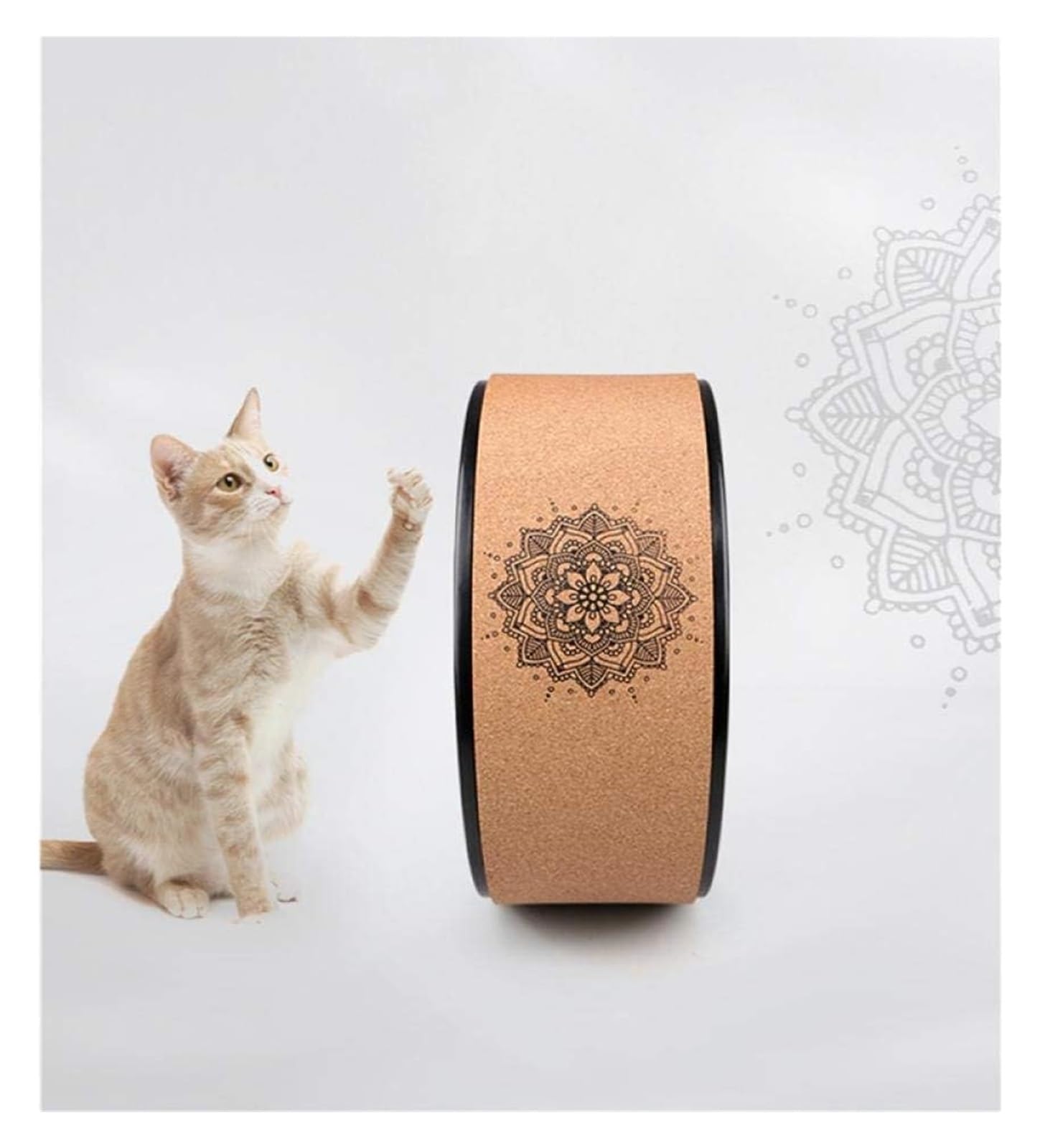 Aro de Yoga, Ejercicio Profesional de Madera del Gimnasio círculo la Yoga TPE Flor Mandala Pilates
