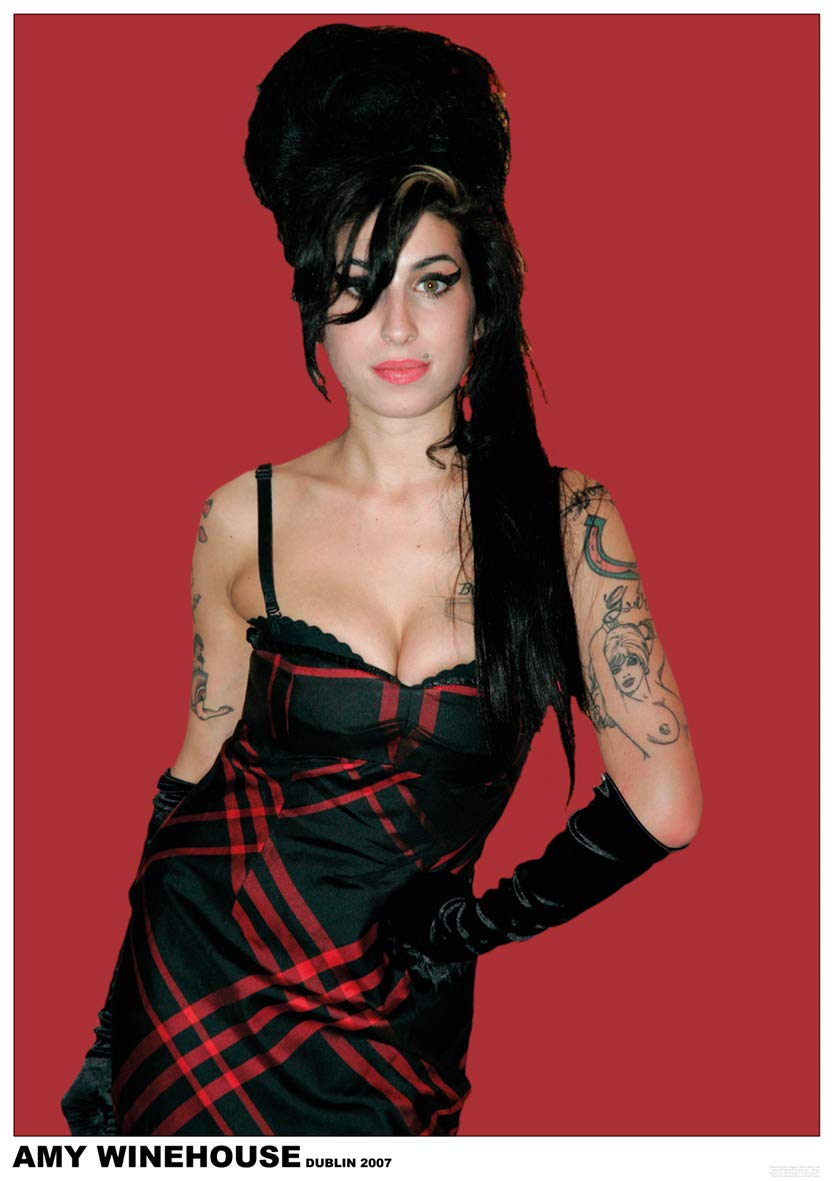 Amy Winehouse Dublin 2007 Portrait Poster
